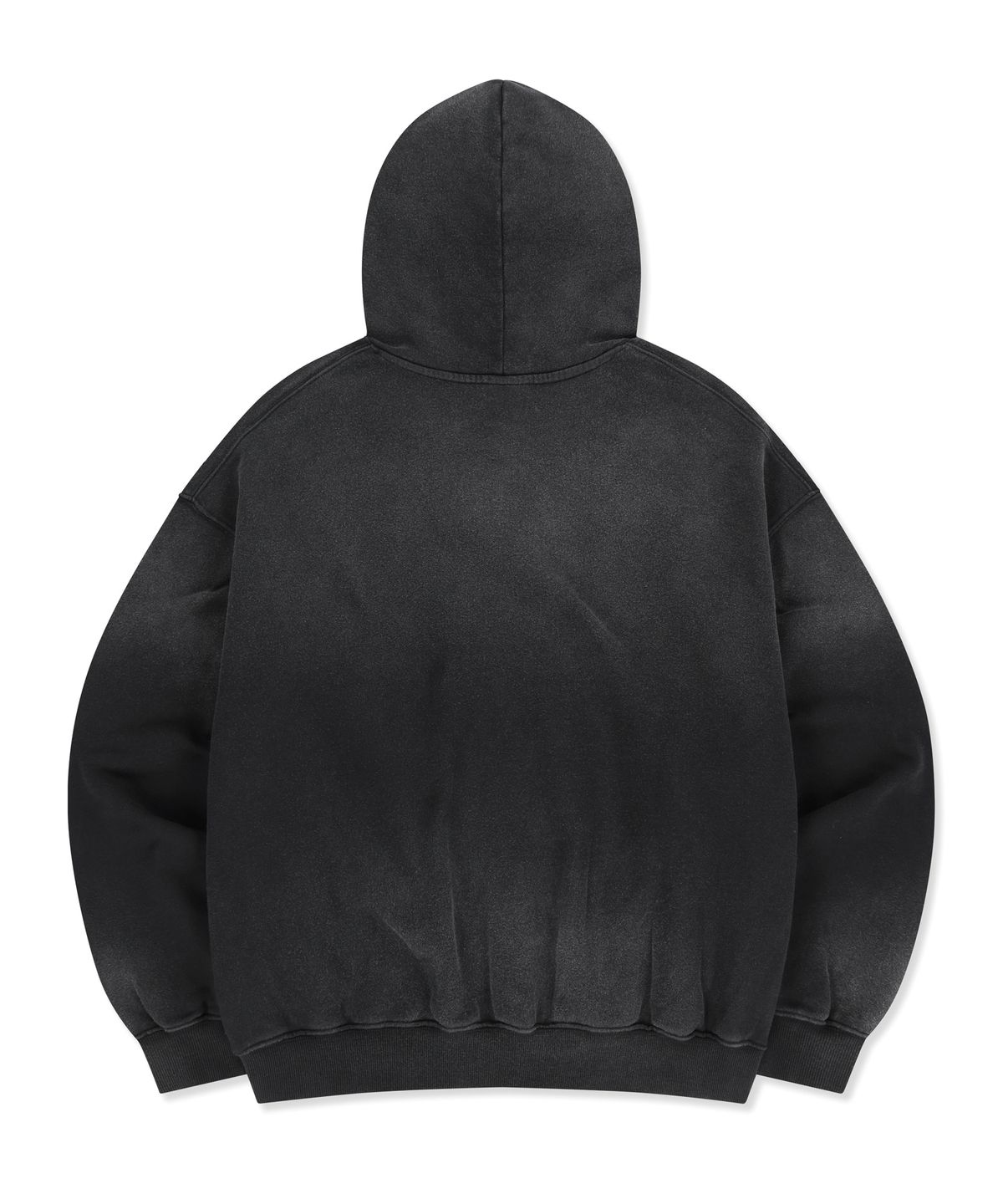브라운브레스(BROWNBREATH) BREATH WASHED HOODIE - BLACK