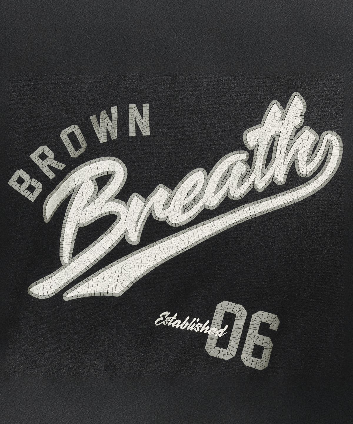 브라운브레스(BROWNBREATH) BREATH WASHED HOODIE - BLACK