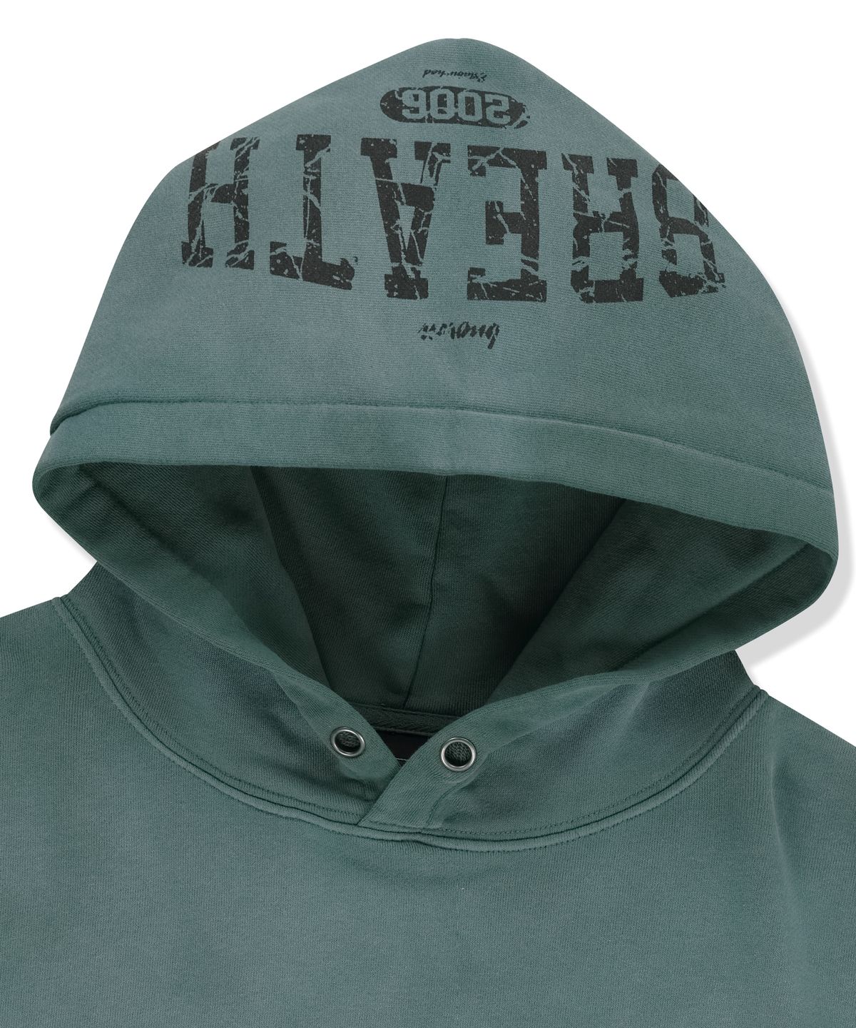 브라운브레스(BROWNBREATH) BREATH WASHED HOODIE - GREEN
