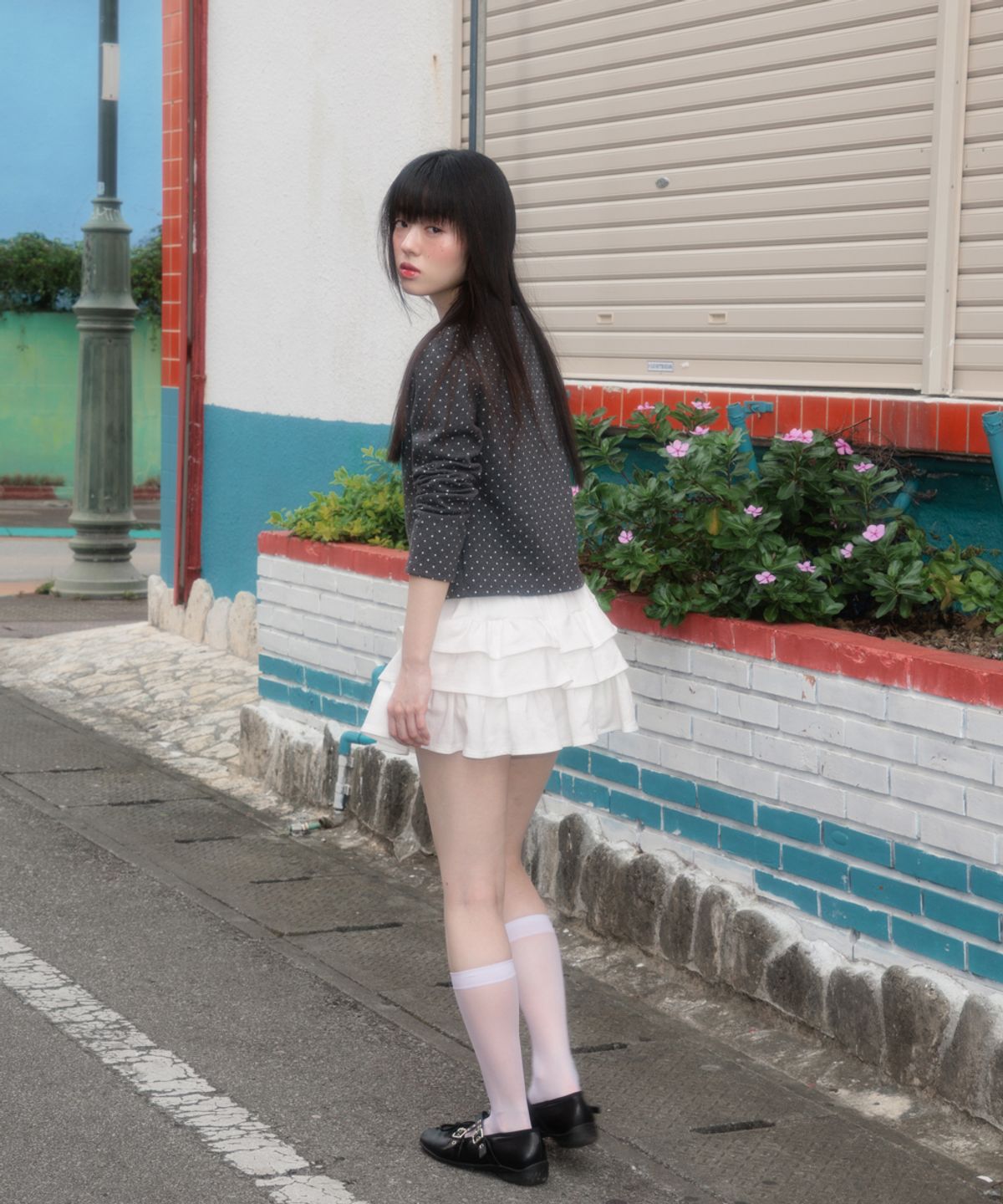 로제프란츠(ROSEFRANTZ) Rose Cancan Mini Skirt [White]