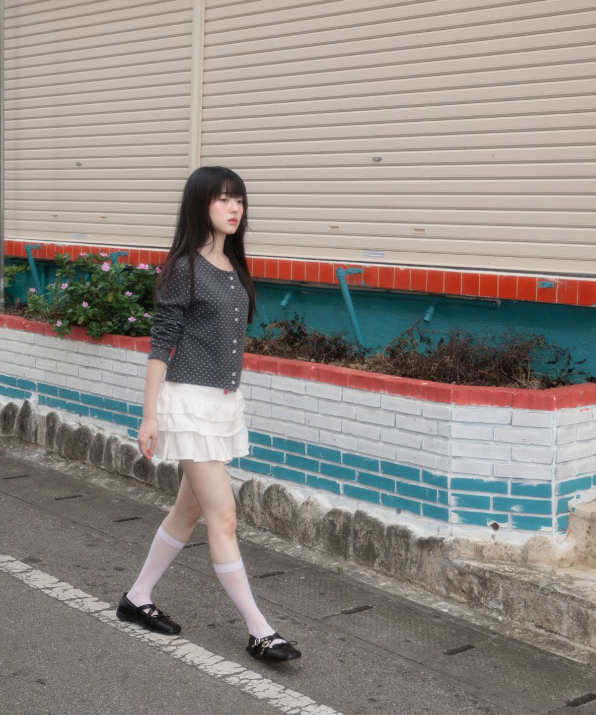 로제프란츠(ROSEFRANTZ) Rose Cancan Mini Skirt [White]