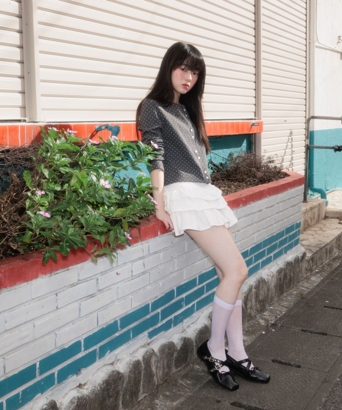 로제프란츠(ROSEFRANTZ) Rose Cancan Mini Skirt [White]
