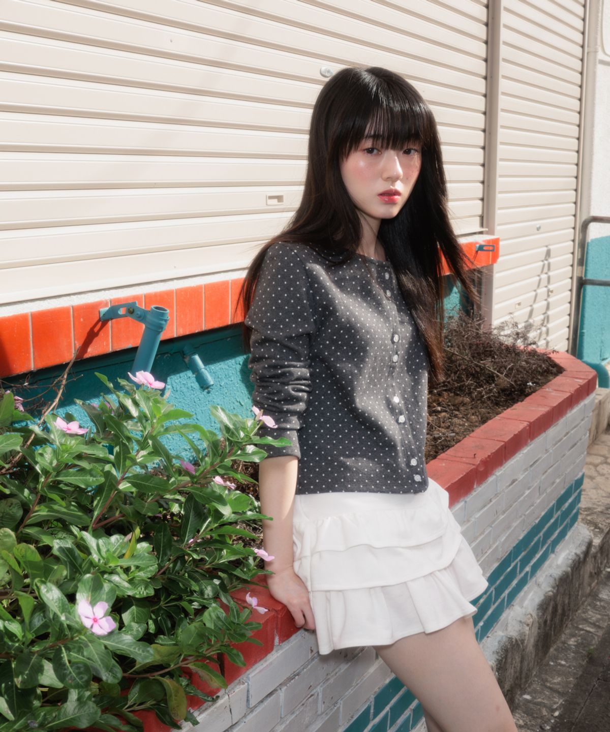 로제프란츠(ROSEFRANTZ) Rose Cancan Mini Skirt [White]