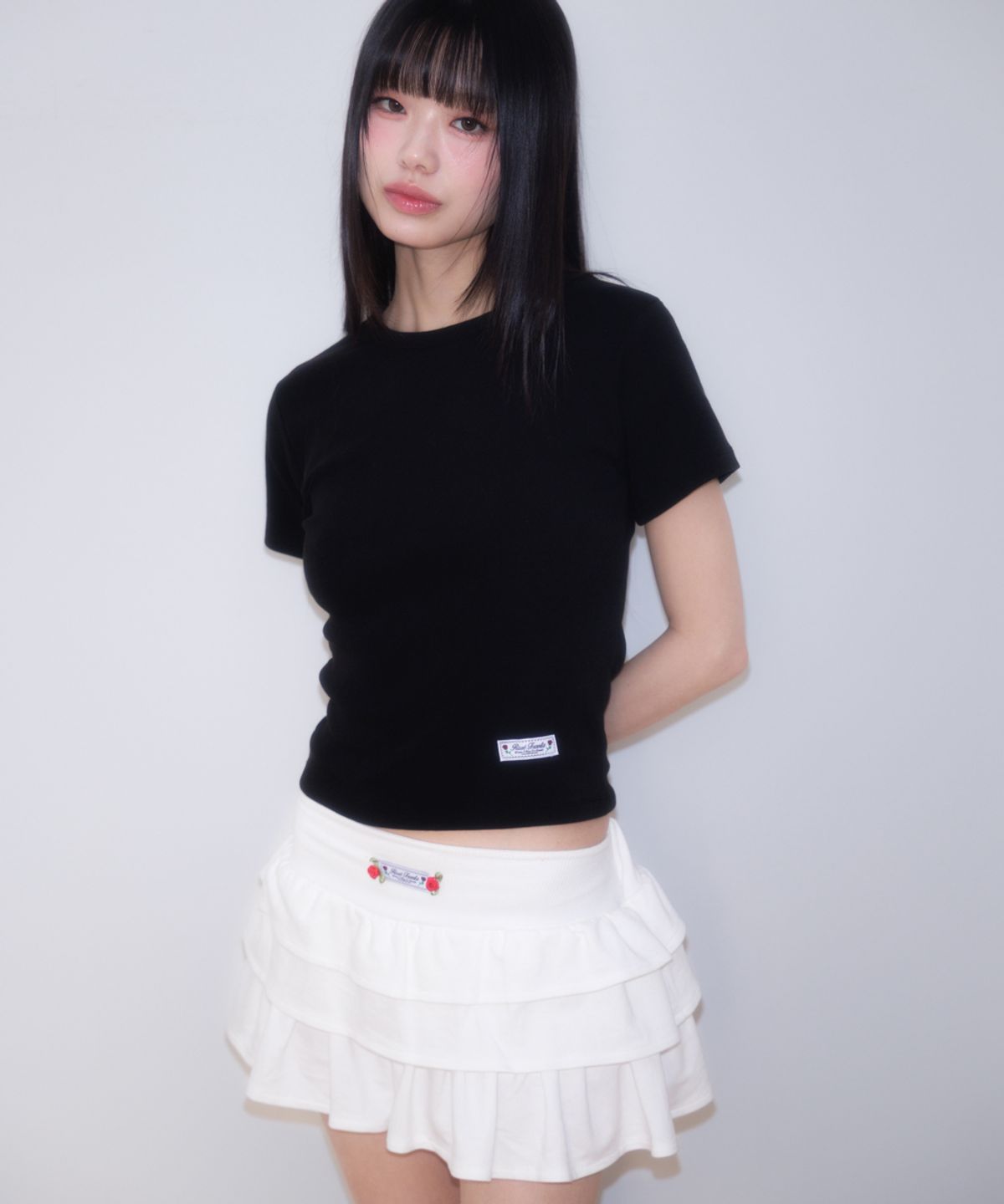로제프란츠(ROSEFRANTZ) Rose Cancan Mini Skirt [White]