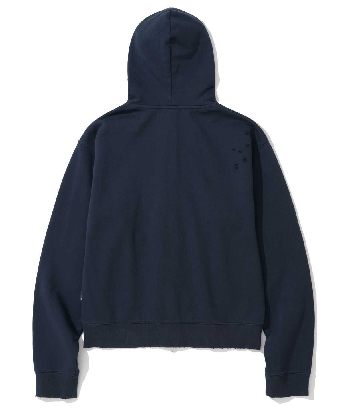 낫포너드(NOT4NERD) Routine Remains Slim Fit Hood Zip Up - Navy