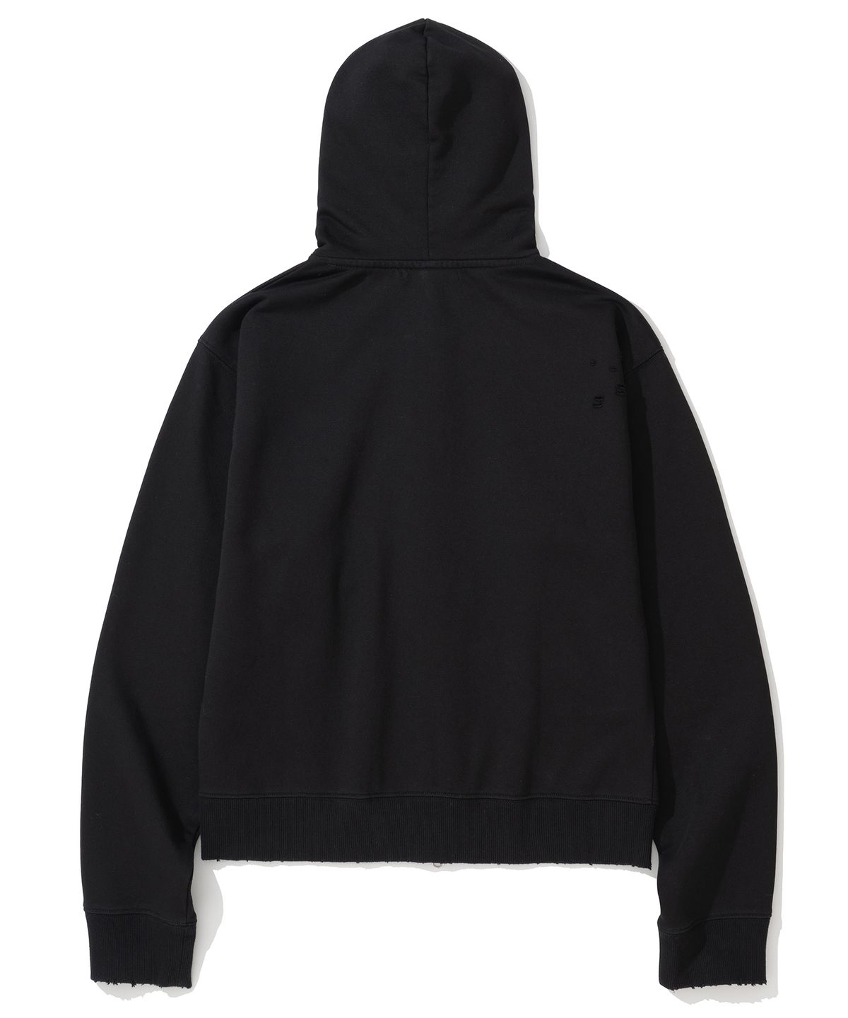 낫포너드(NOT4NERD) Routine Remains Slim Fit Hood Zip Up - Black