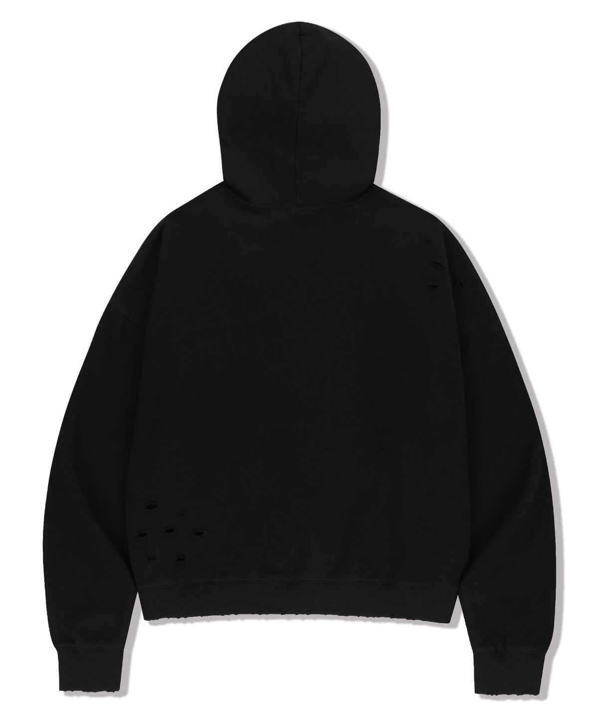 낫포너드(NOT4NERD) Dying Ember Slit Pullover Hood - Black