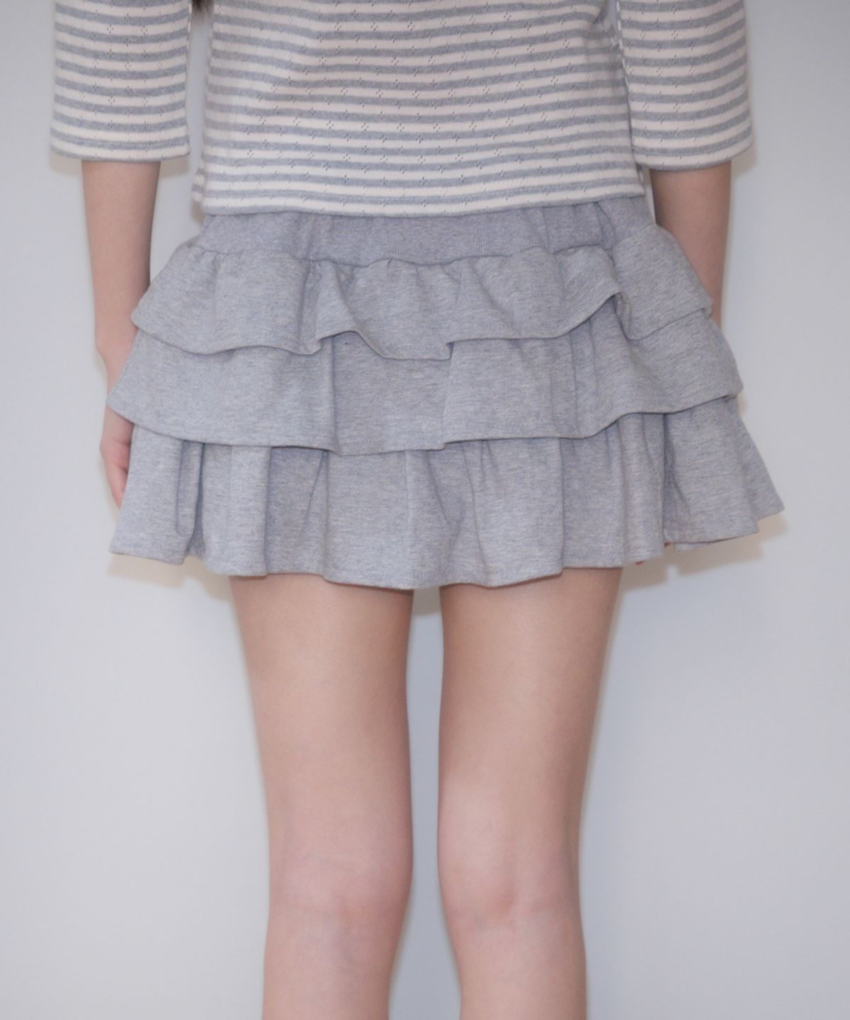 로제프란츠(ROSEFRANTZ) Rose Cancan Mini Skirt [Gray]