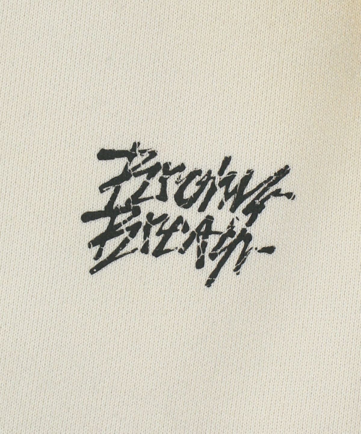 브라운브레스(BROWNBREATH) CRUSH TAG DIRTY HOOD ZIP UP - BEIGE