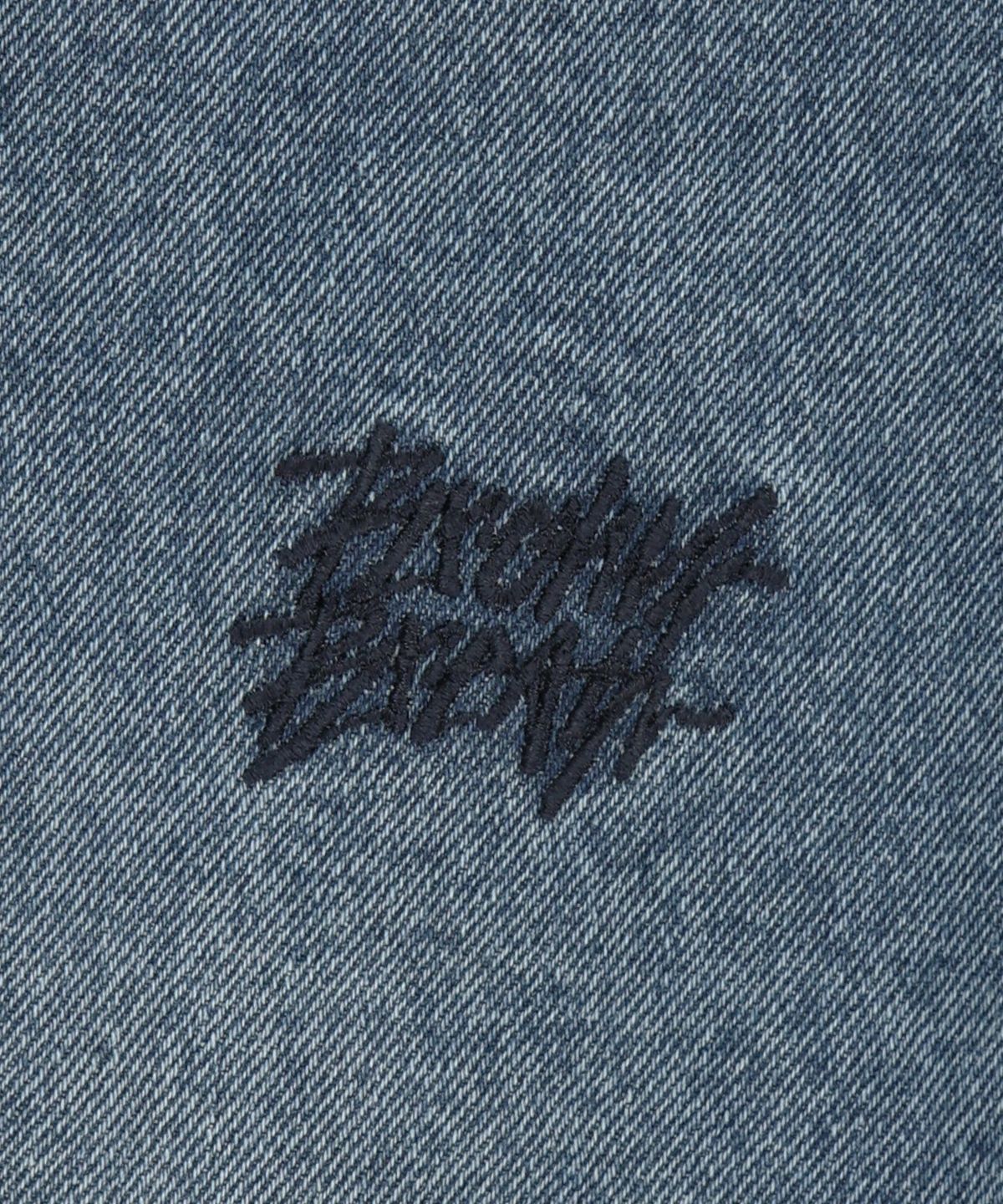 브라운브레스(BROWNBREATH) DENIM HOOD ZIP UP - BLUE