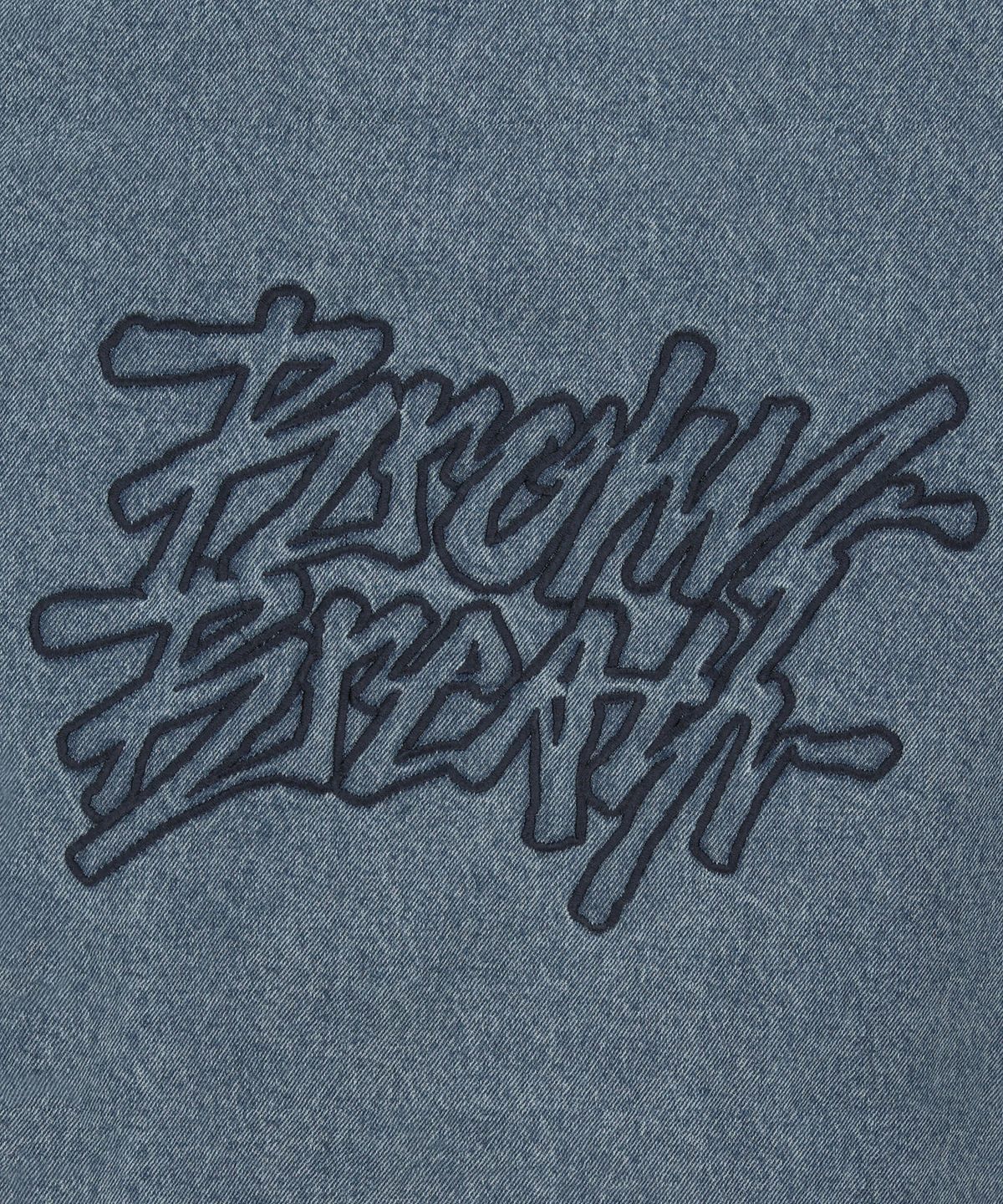브라운브레스(BROWNBREATH) DENIM HOOD ZIP UP - BLUE