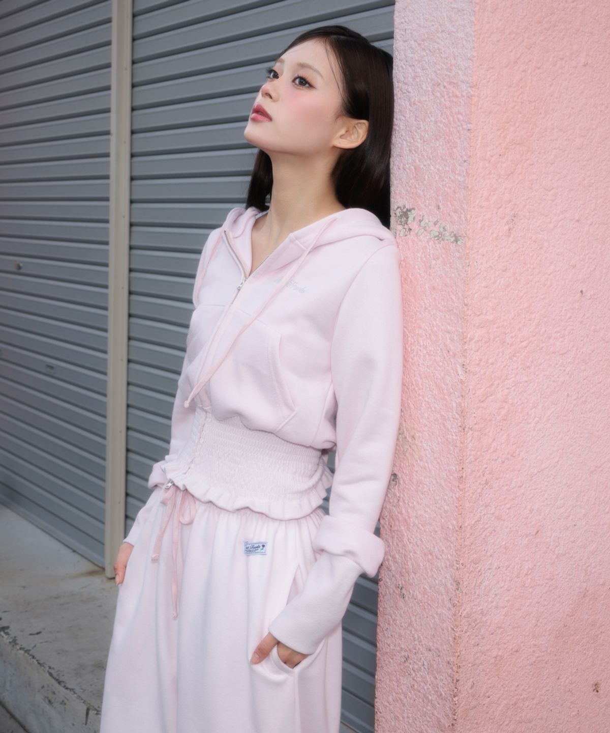 로제프란츠(ROSEFRANTZ) Back Pocket String Sweatpants [Pink]