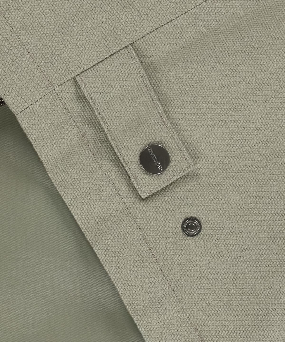 브라운브레스(BROWNBREATH) OXFORD ZIP UP JACKET - LIGHT GREY