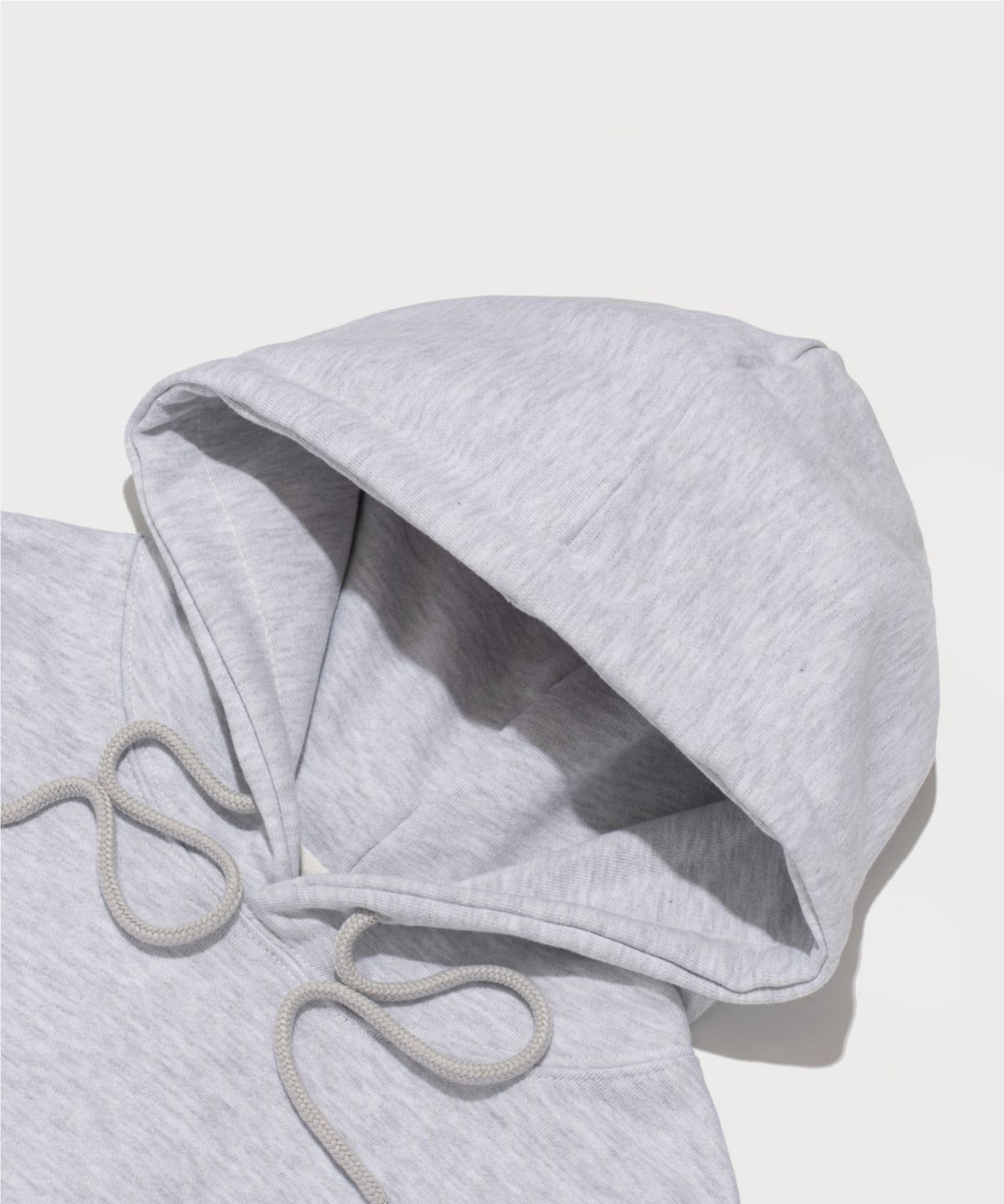 로아드로아(ROIDESROIS) [기모/NO기모] 로맨틱 스완 그래픽 후드티셔츠 (화이트멜란지)