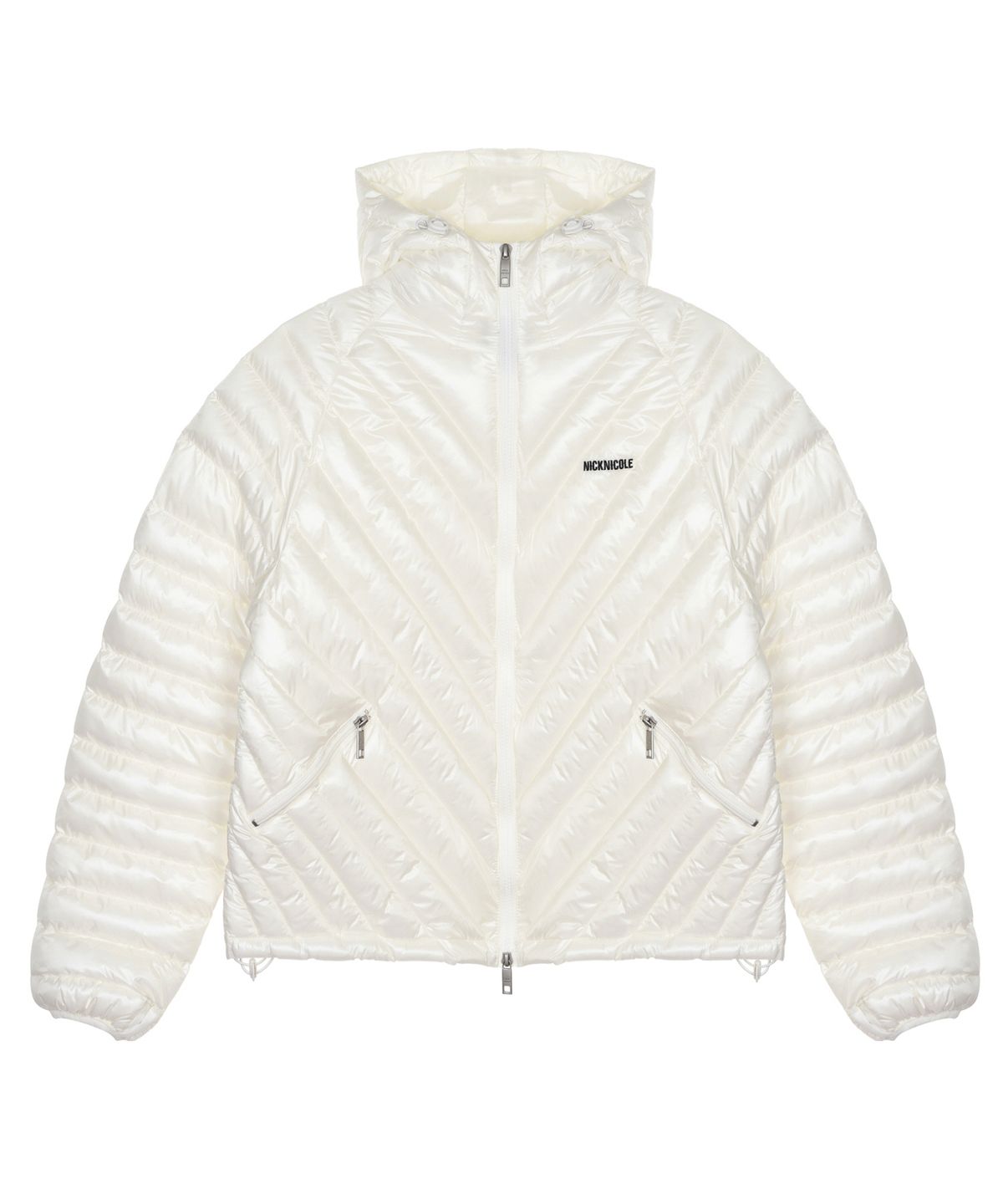 닉앤니콜(NICK&NICOLE) NICOLE LIGHT WEIGHT HOODY PADDING_CREAM