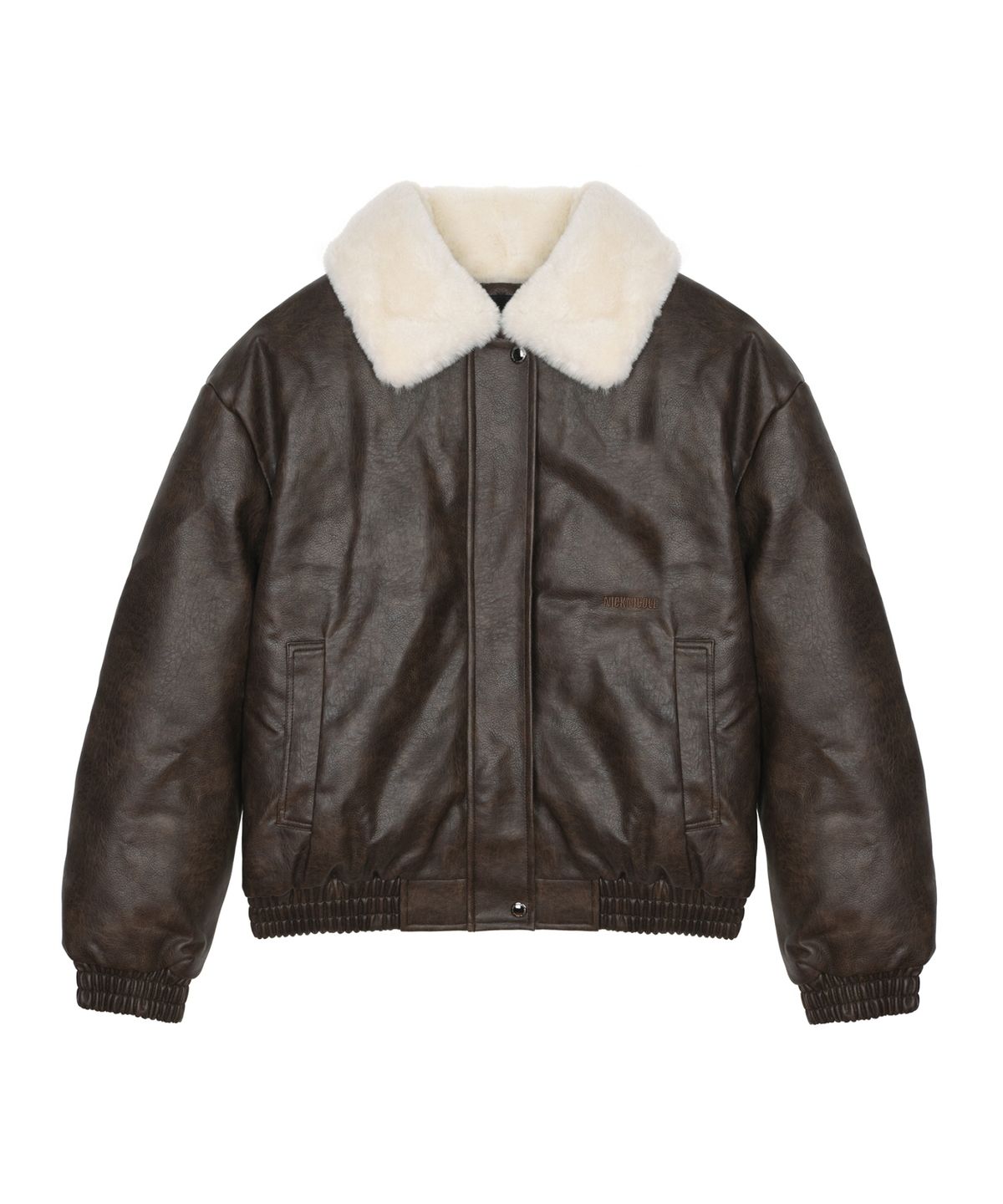 닉앤니콜(NICK&NICOLE) NICOLE HEAVY LEATHER MUSTANG_BROWN
