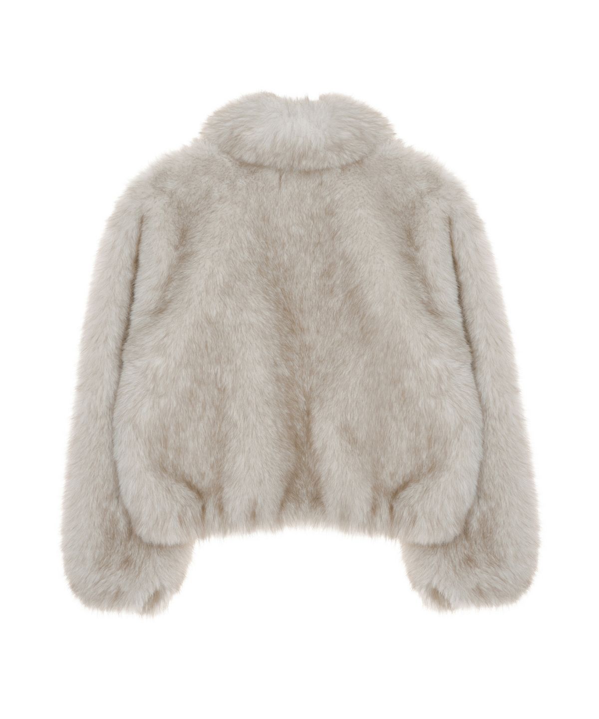 닉앤니콜(NICK&NICOLE) FLUFFY MIX FUR JACKET_BEIGE
