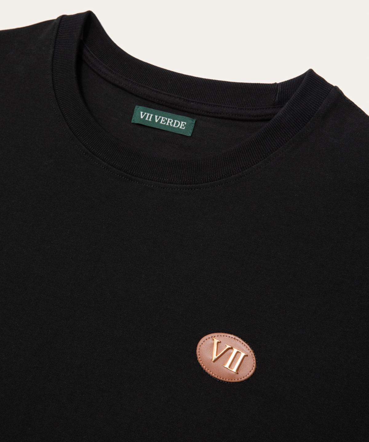 비베르데(VIIVERDE) Heavy Cotton T-shirt Black