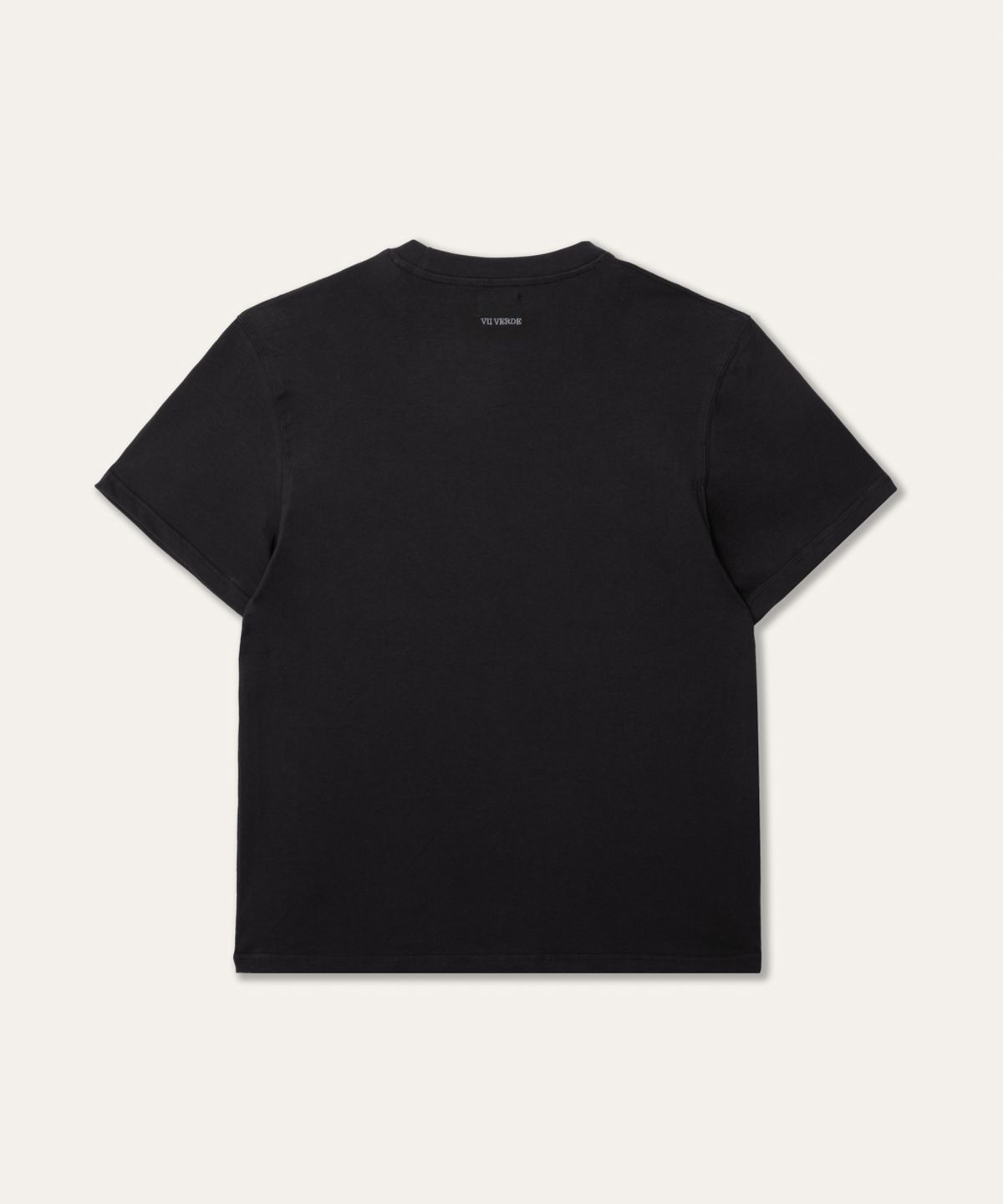 비베르데(VIIVERDE) Heavy Cotton T-shirt Black