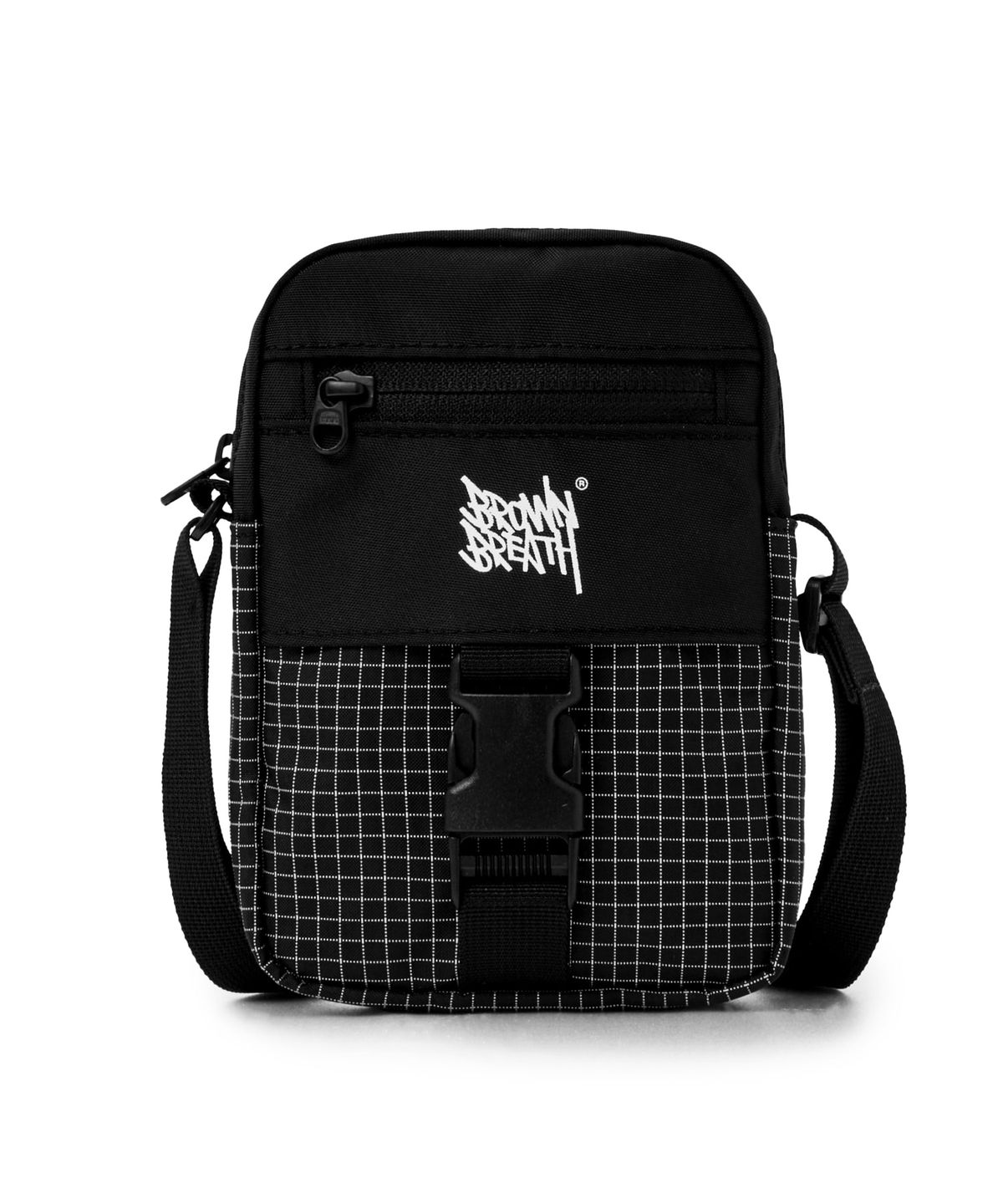 브라운브레스 키즈(BROWNBREATH KIDS) KIDS TAG MINI CROSS BAG - BLACK