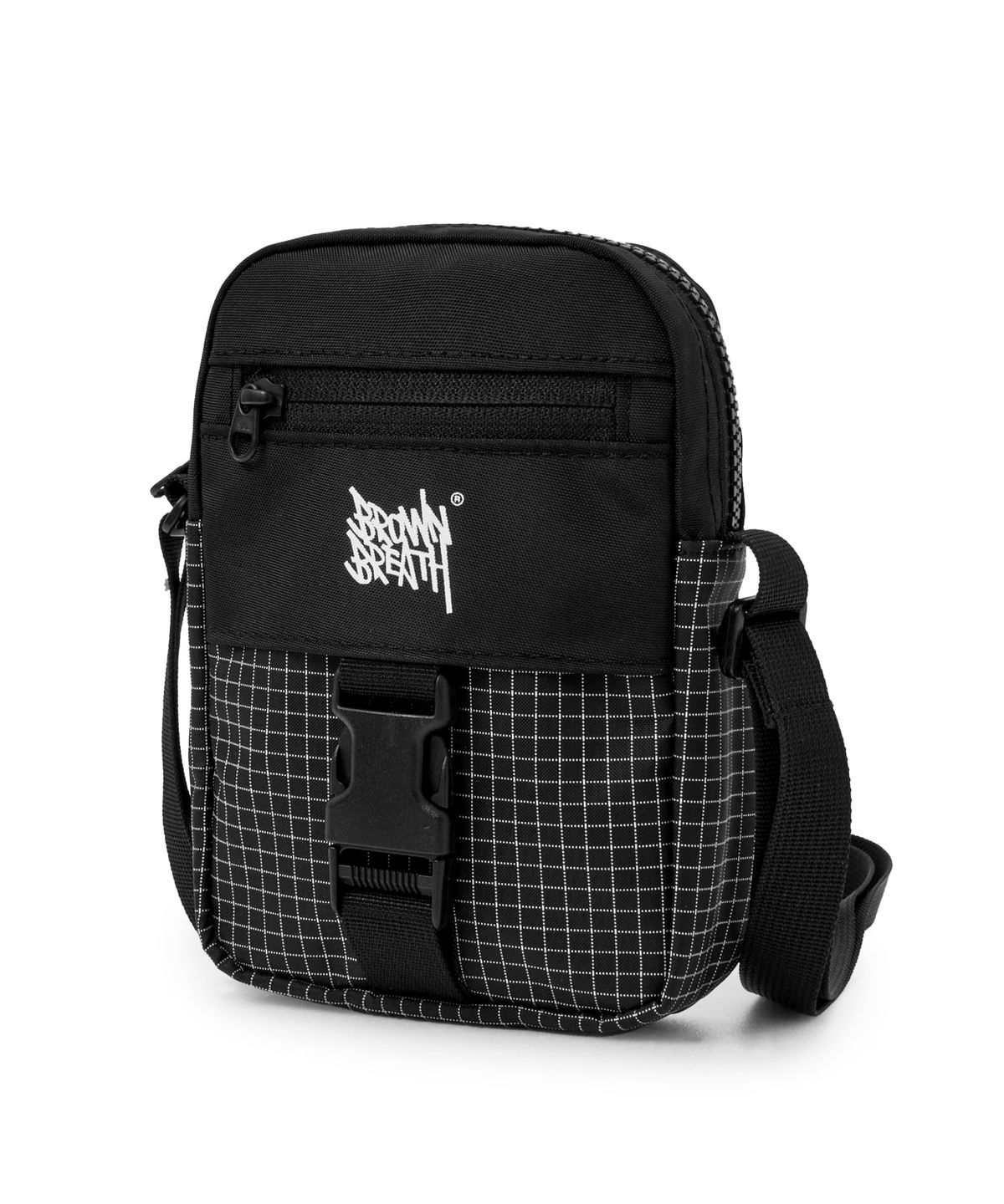 브라운브레스 키즈(BROWNBREATH KIDS) KIDS TAG MINI CROSS BAG - BLACK