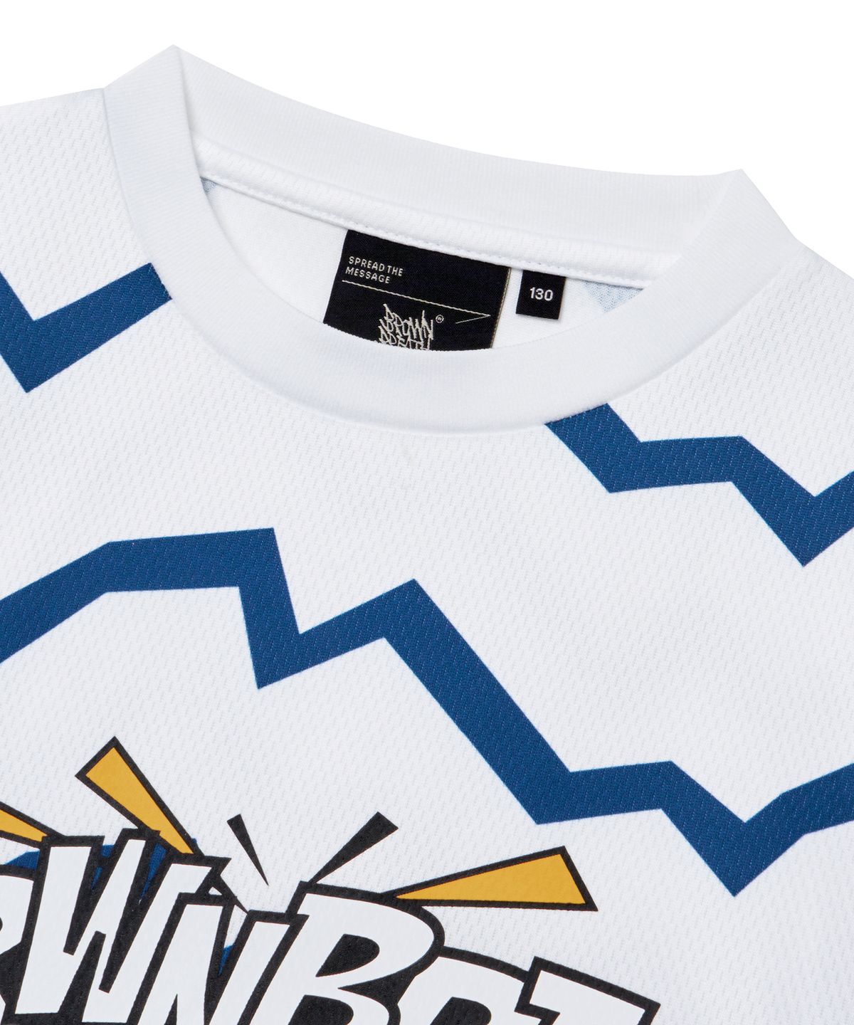 브라운브레스 키즈(BROWNBREATH KIDS) KIDS ZIGZAG BB LONGSLEEVE - WHITE