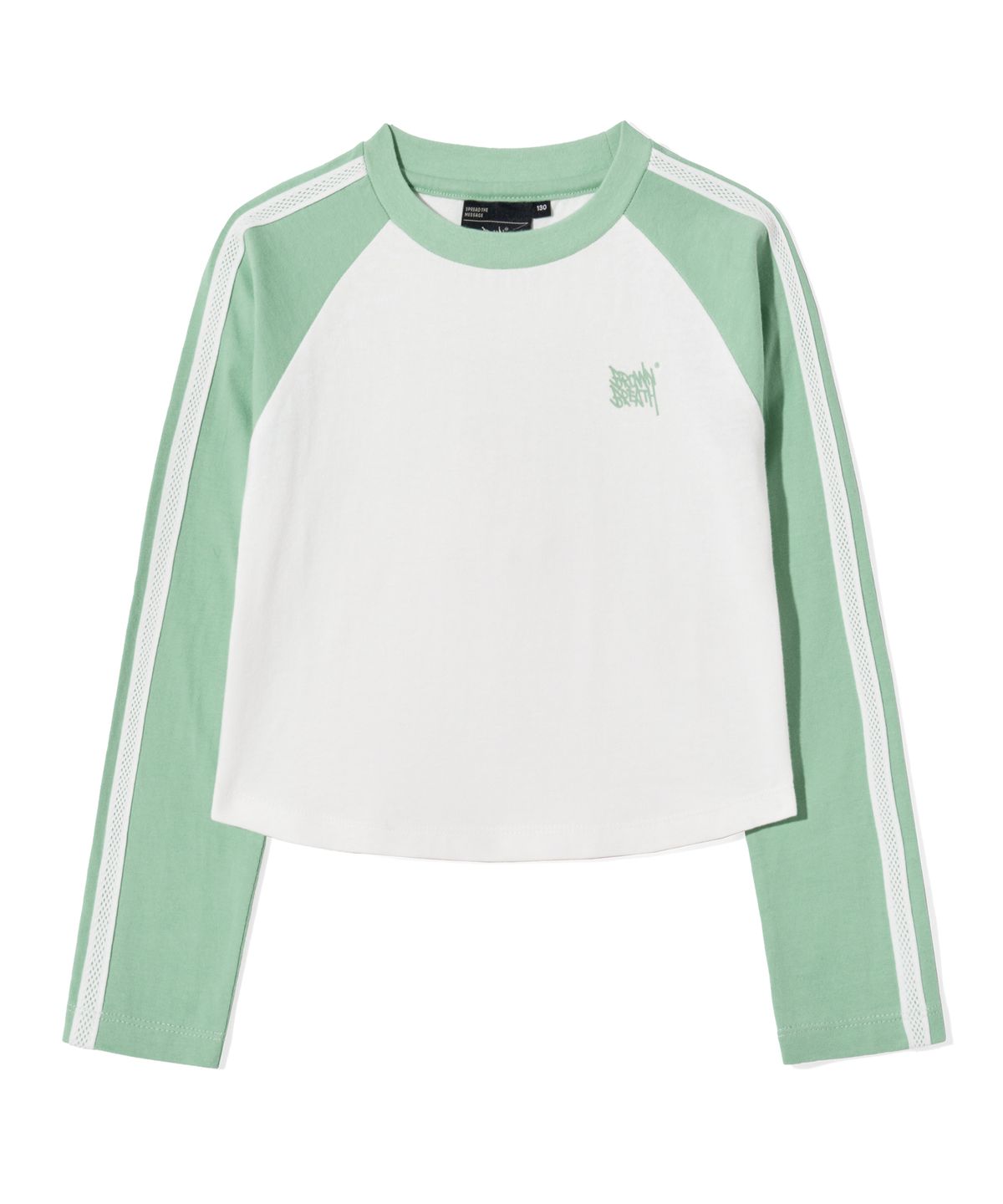 브라운브레스 키즈(BROWNBREATH KIDS) KIDS GIRL RAGLAN TAG LONGSLEEVE - MINT