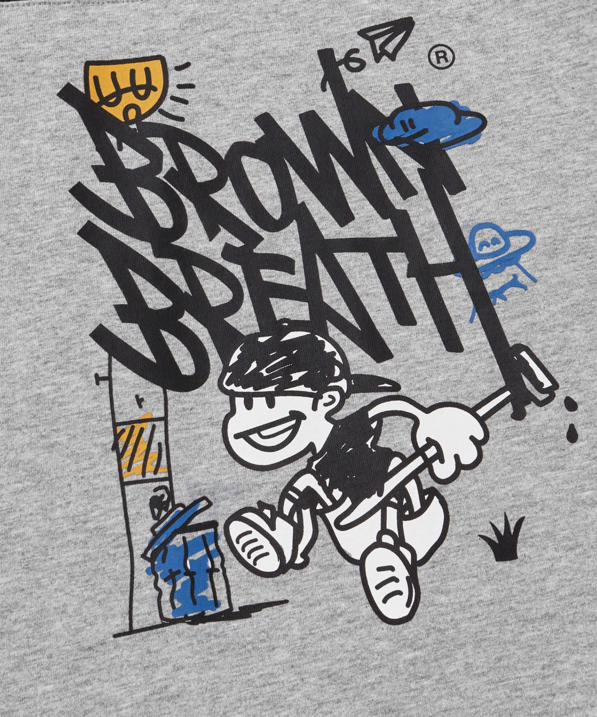 브라운브레스 키즈(BROWNBREATH KIDS) KIDS TAG COLOR BLOCK LONGSLEEVE - BLACK