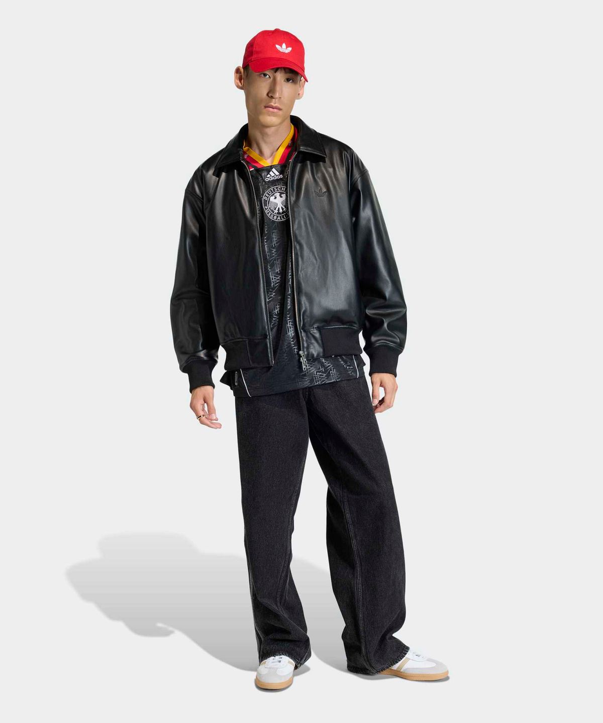 아디다스(ADIDAS) 파이어버드 데님 팬츠 - 블랙 / KD1497