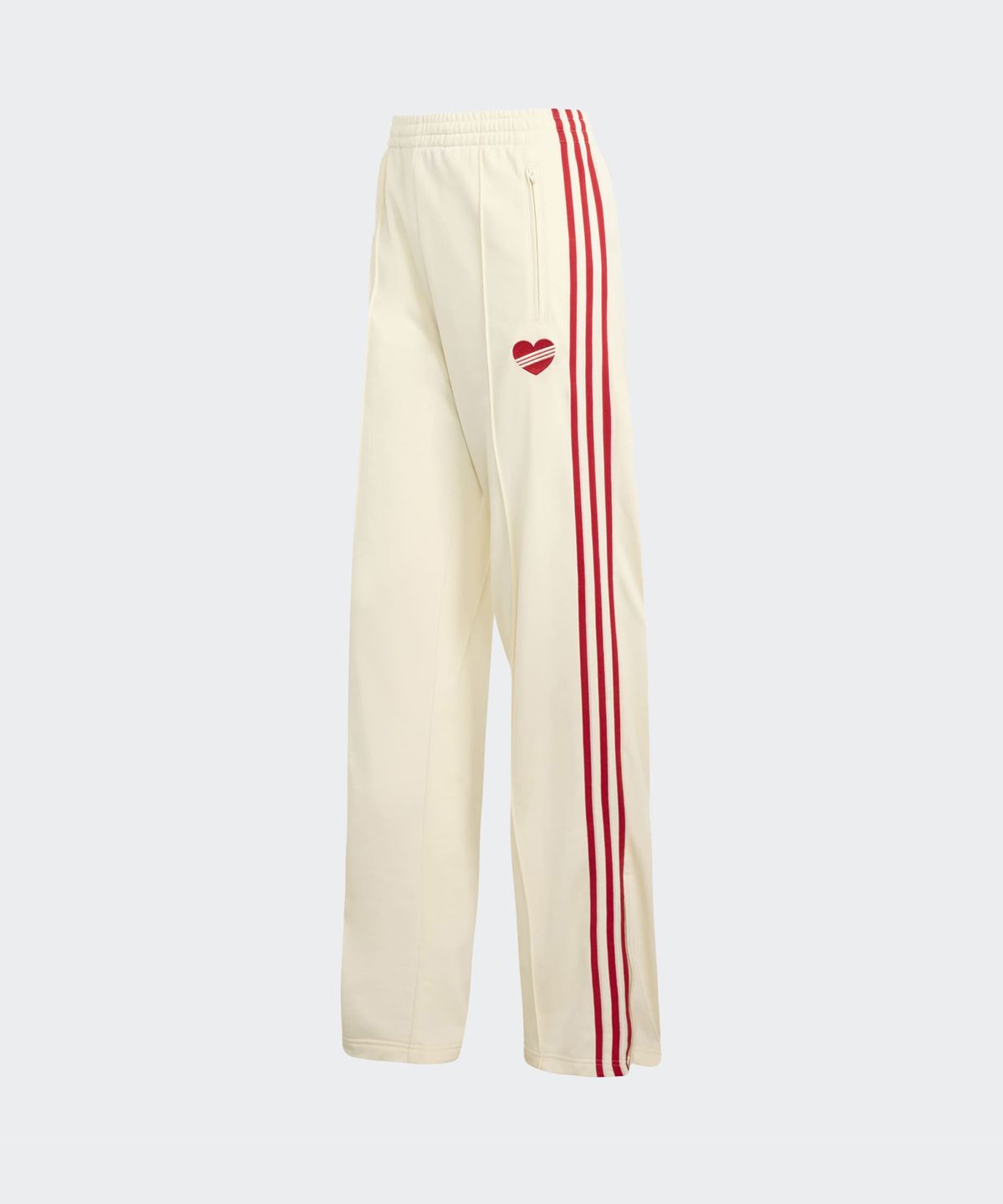 아디다스(ADIDAS) 파이어버드 루즈 트랙 팬츠 - 크림화이트:레드 / KQ8056