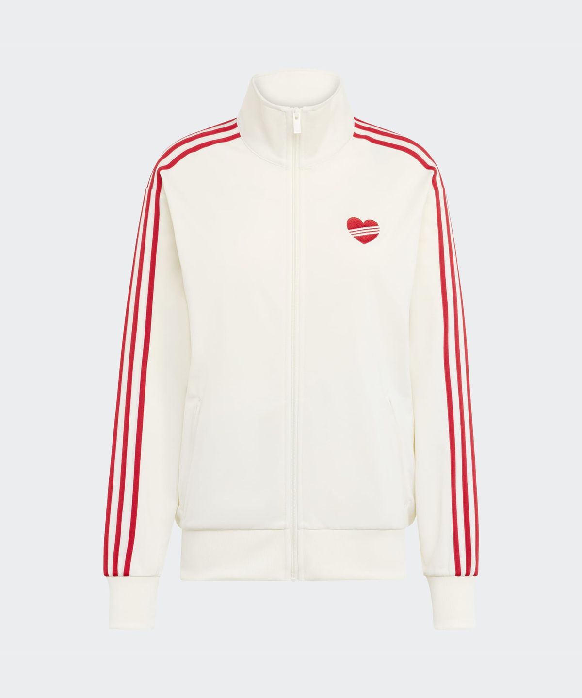 아디다스(ADIDAS) 파이어버드 루즈 트랙탑 - 크림화이트:레드 / KQ8075