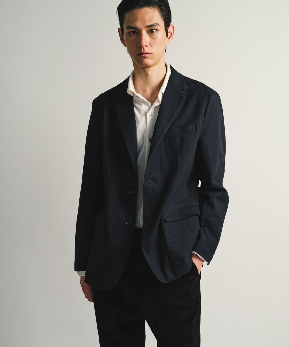 비베르데(VIIVERDE) Silk Jersey Shirts White