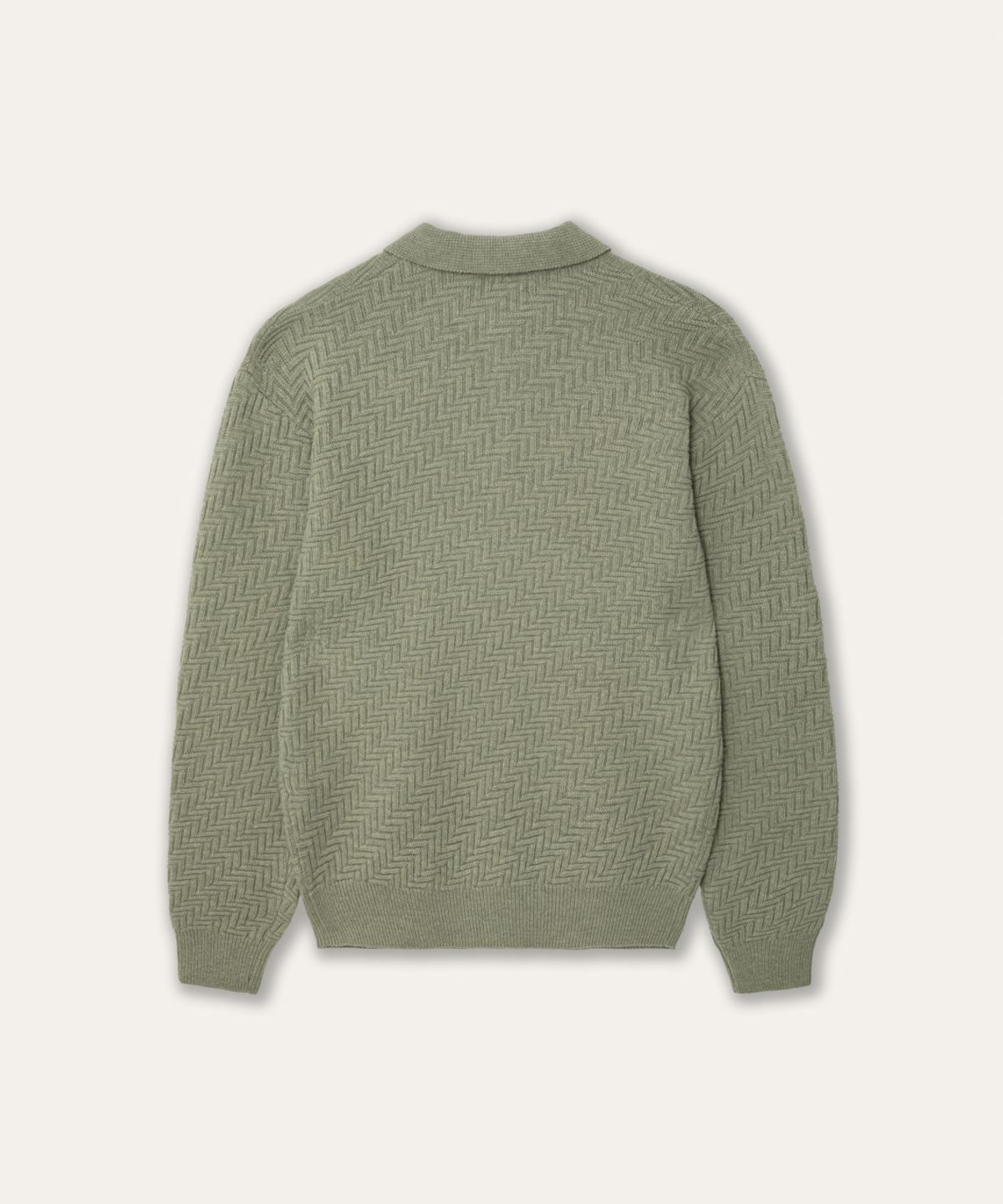 비베르데(VIIVERDE) Herringbone Polo Olive