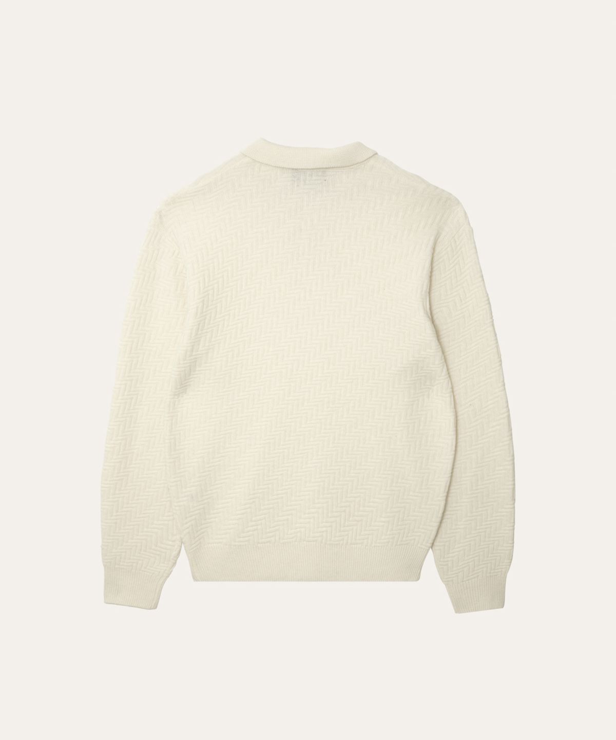 비베르데(VIIVERDE) Herringbone Polo Ivory