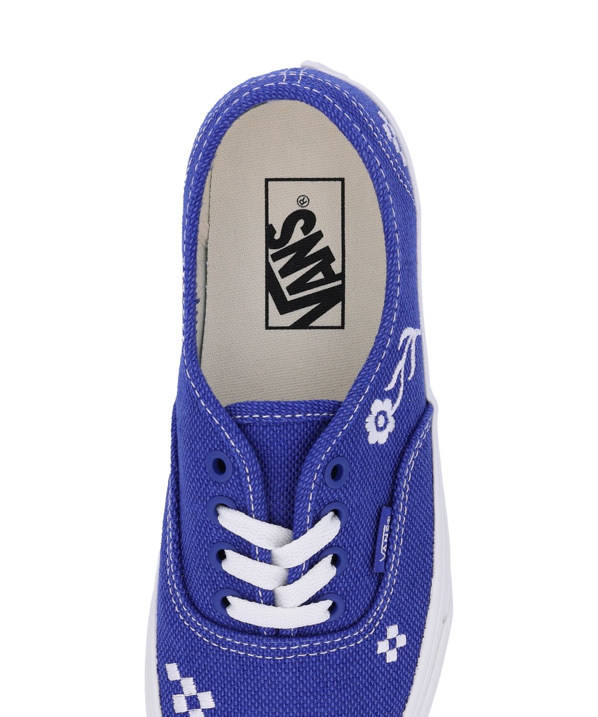 반스(VANS) 어센틱 - 엠브로이더리 블루:마시멜로우 / VN000D6G7Z21