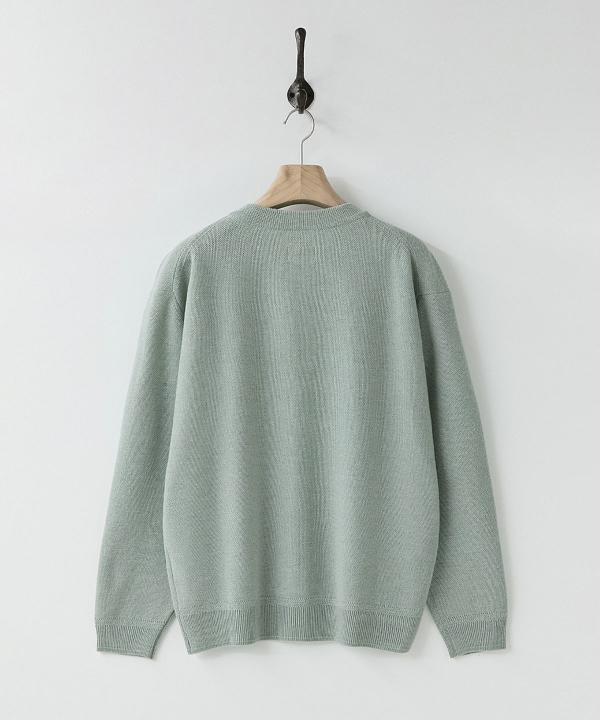 러프사이드(ROUGHSIDE) Double Loop Cardigan Jade