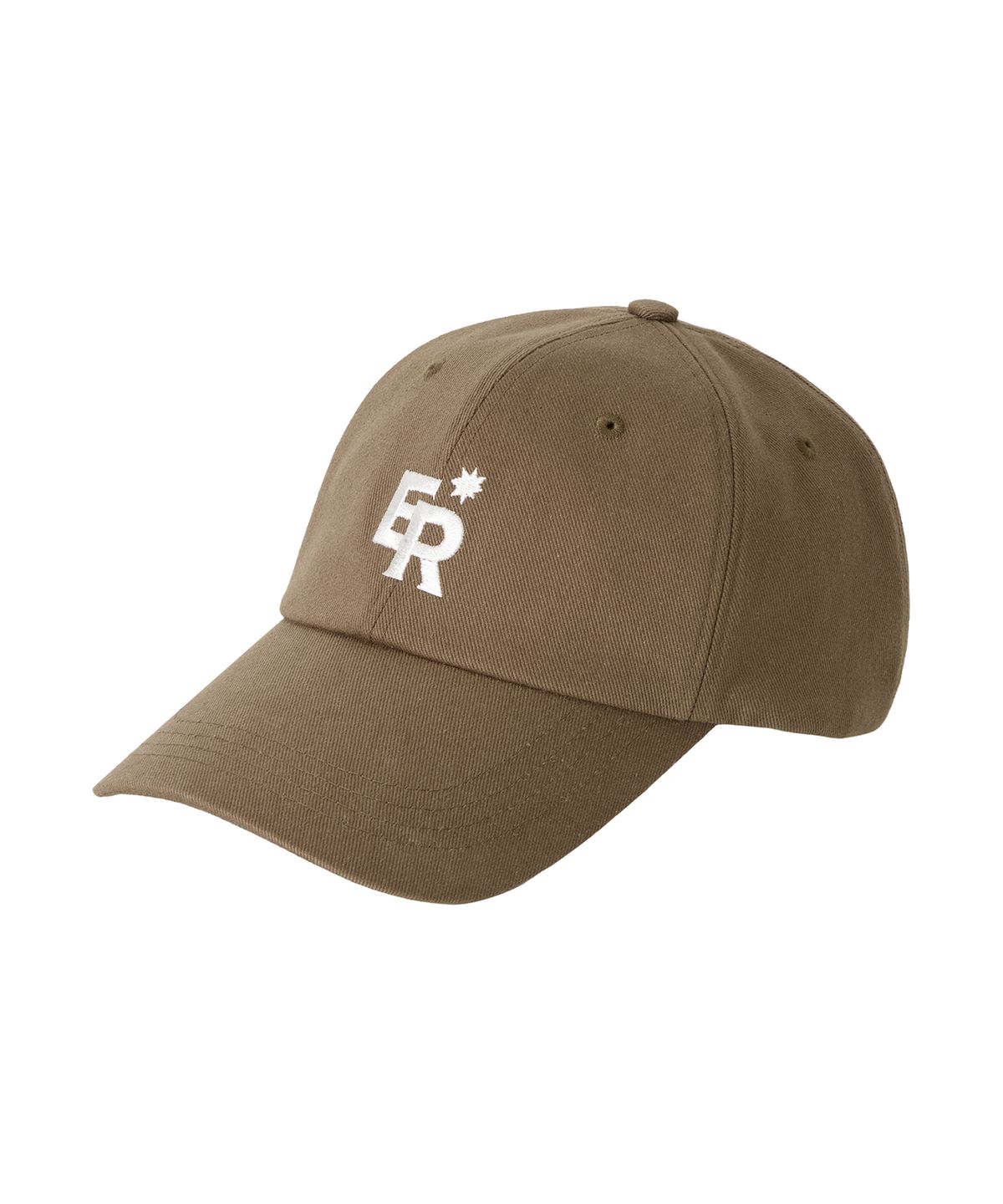 에르에르(ERER) ER Logo Ball Cap Brown