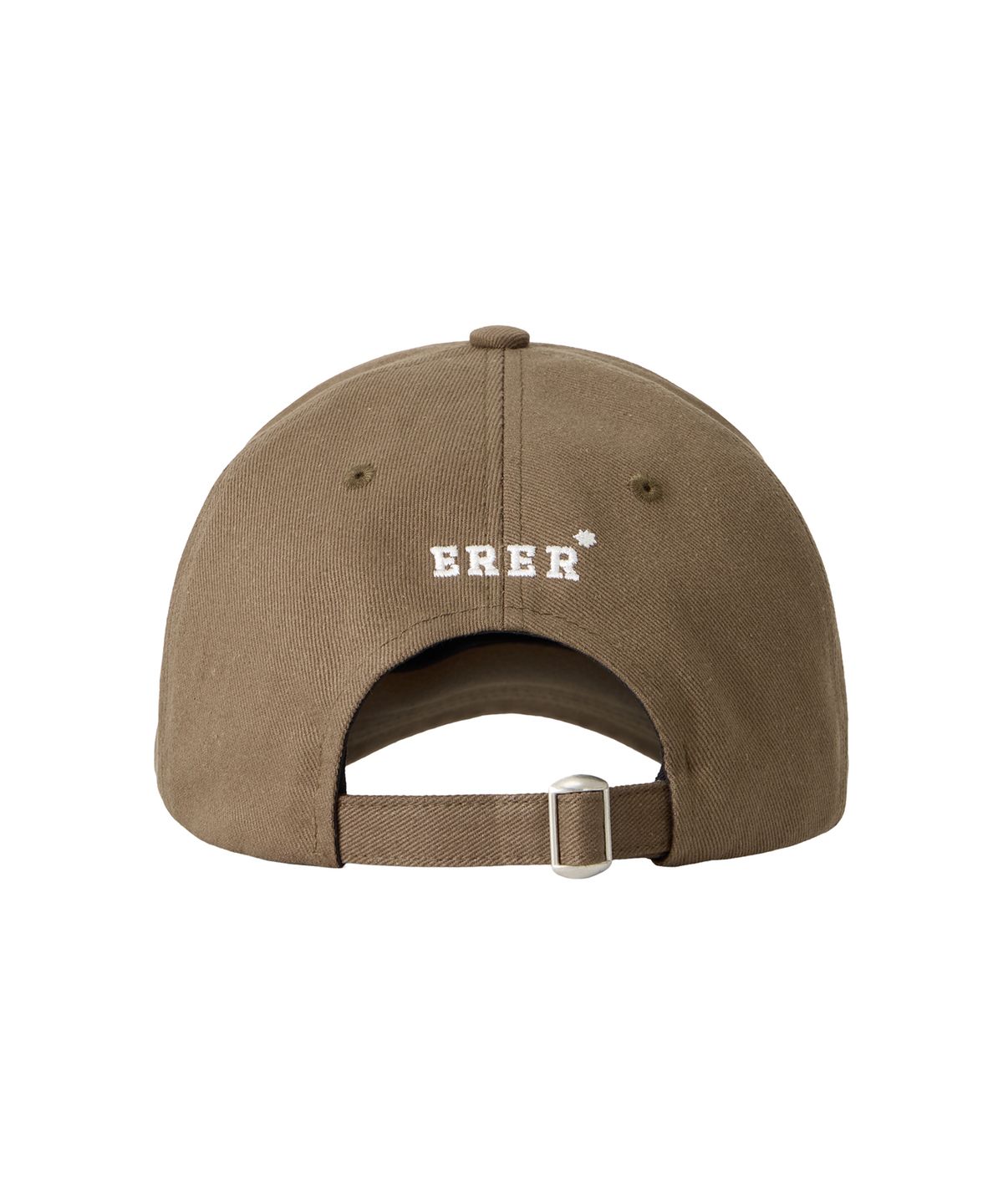 에르에르(ERER) ER Logo Ball Cap Brown