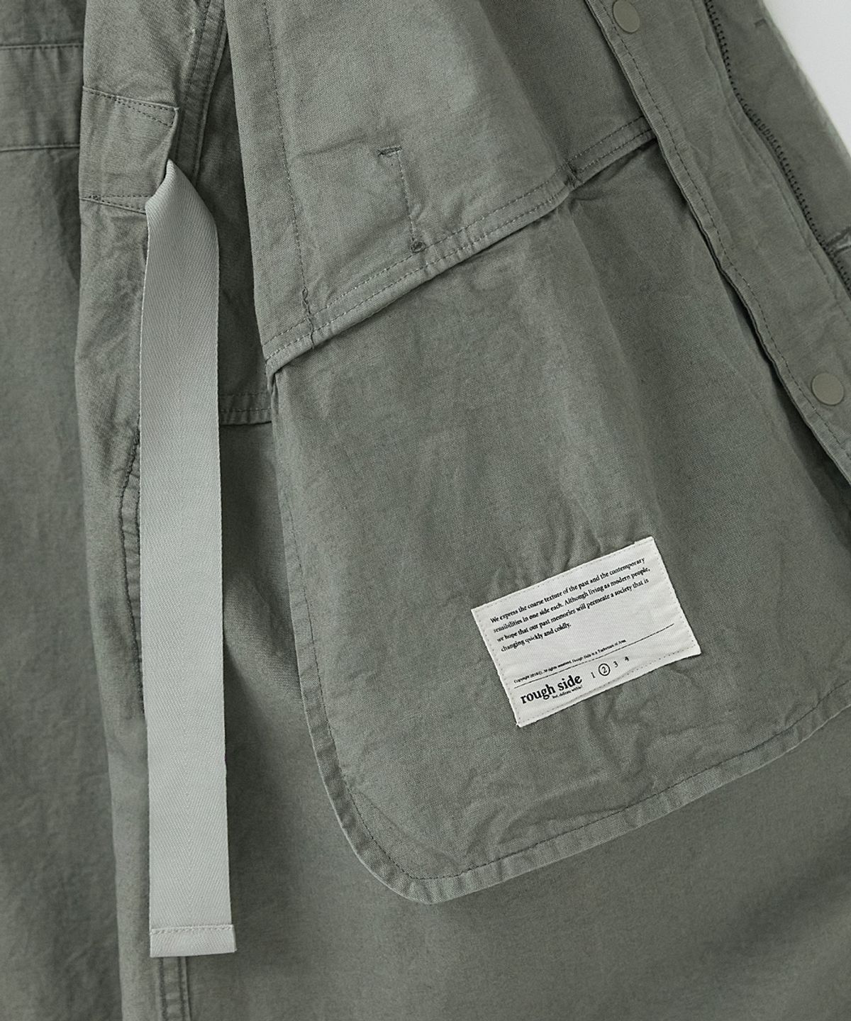 러프사이드(ROUGHSIDE) Dune Parka Light Grey