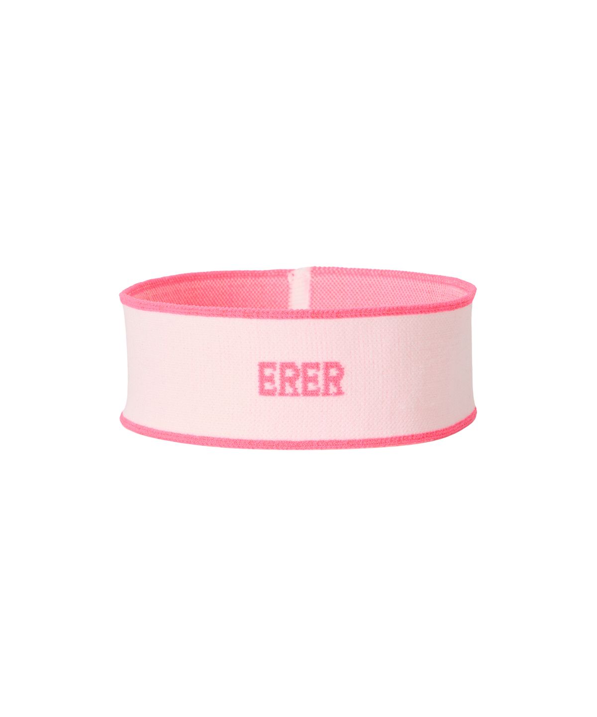 에르에르(ERER) Jacquard Hair Band Neon Pink