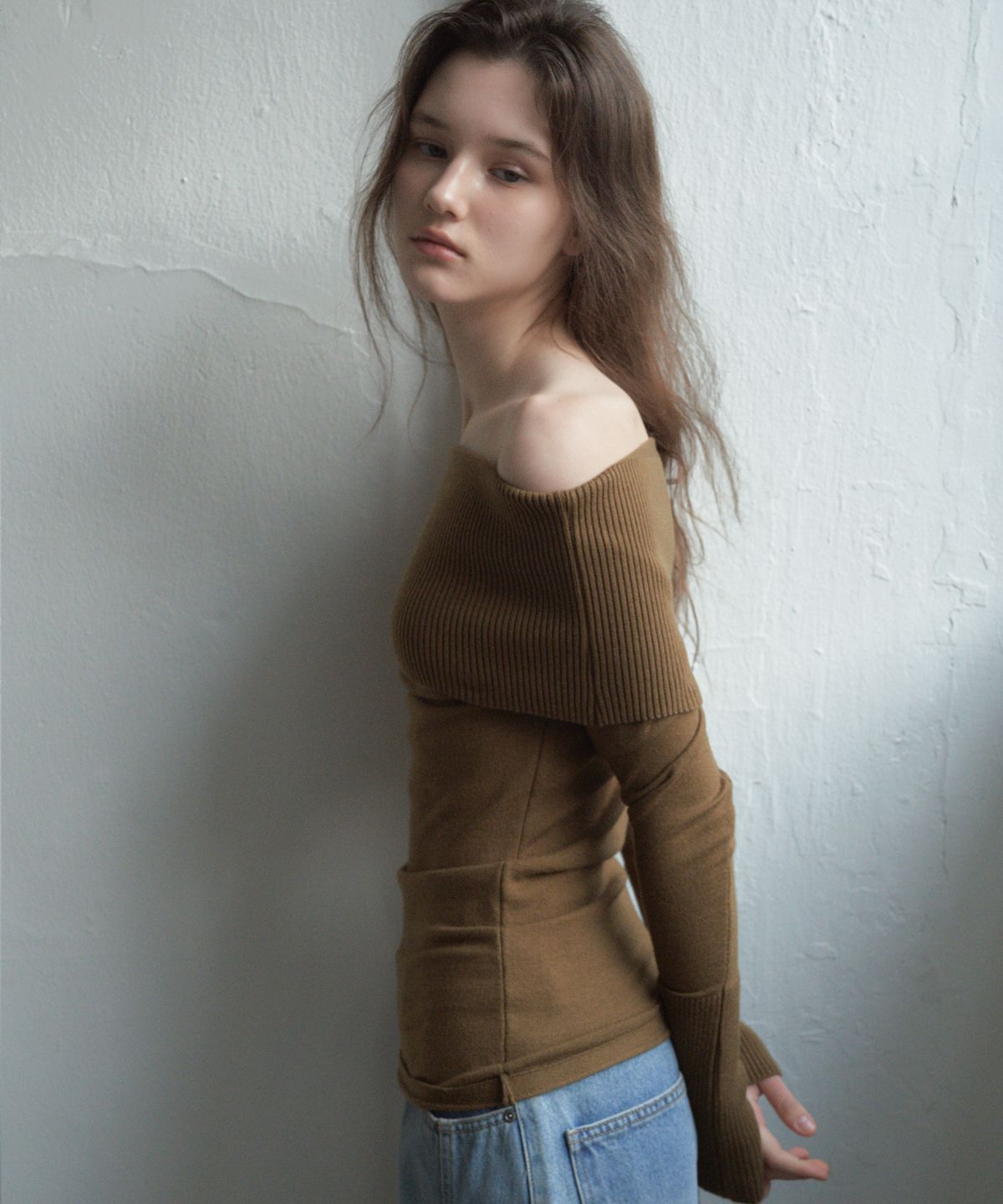 씨타(CITTA) Every Day Wool Off-shoulder Knit_CTK252(4color)