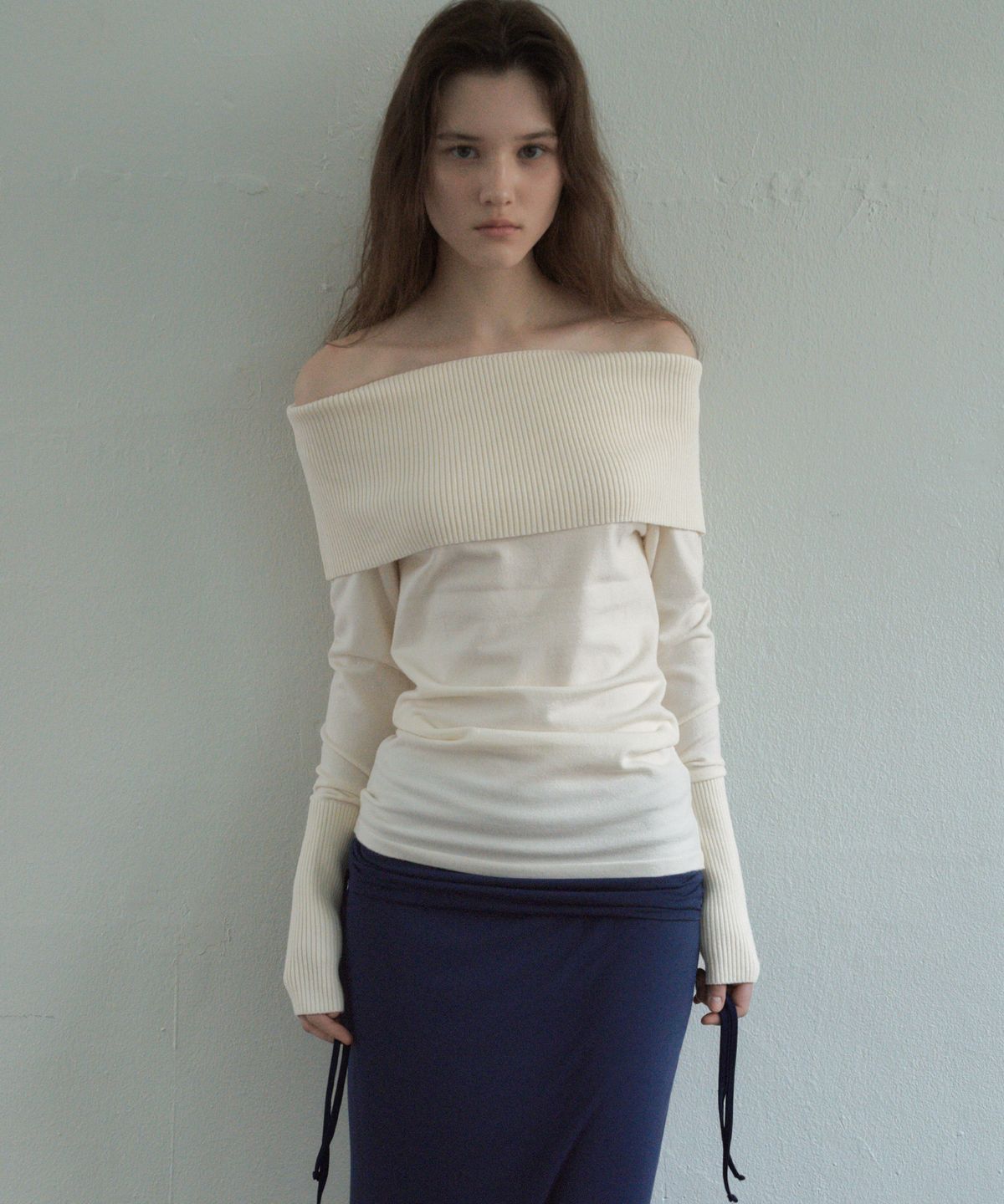 씨타(CITTA) Every Day Wool Off-shoulder Knit_CTK252(4color)