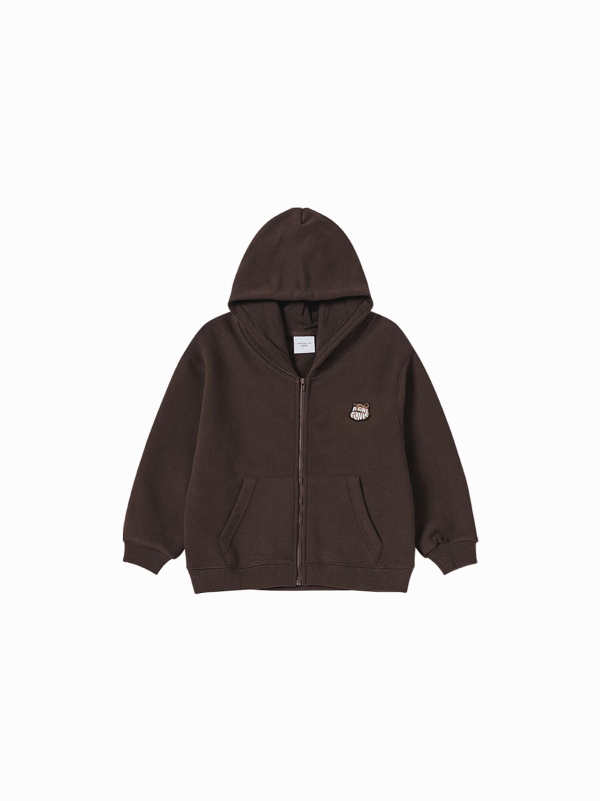 아크메드라비 키즈(acmedelaviekids) KIDS AC BEAR WAPPEN HOODIE ZIP UP (3COLOR)