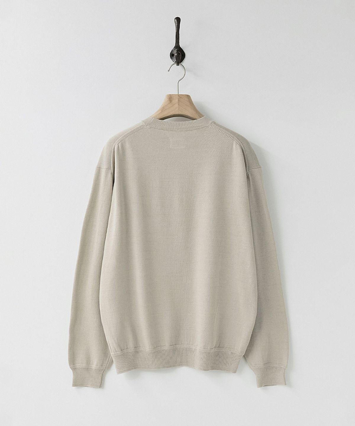러프사이드(ROUGHSIDE) Crew Knit Oatmeal