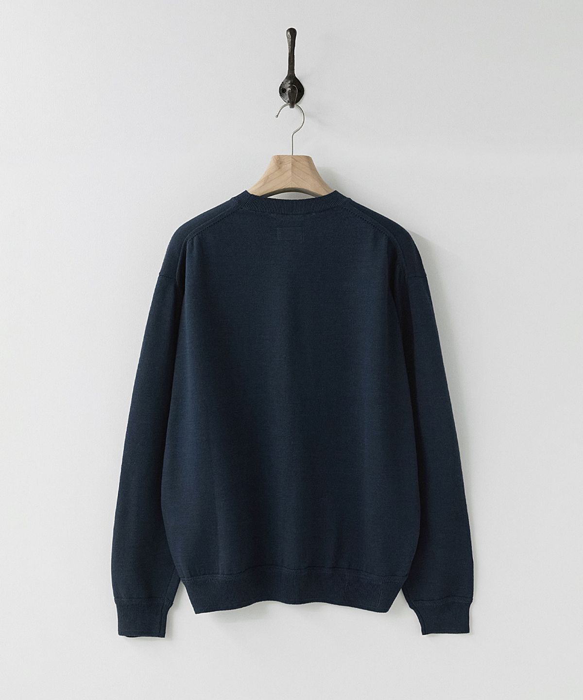 러프사이드(ROUGHSIDE) Crew Knit Navy