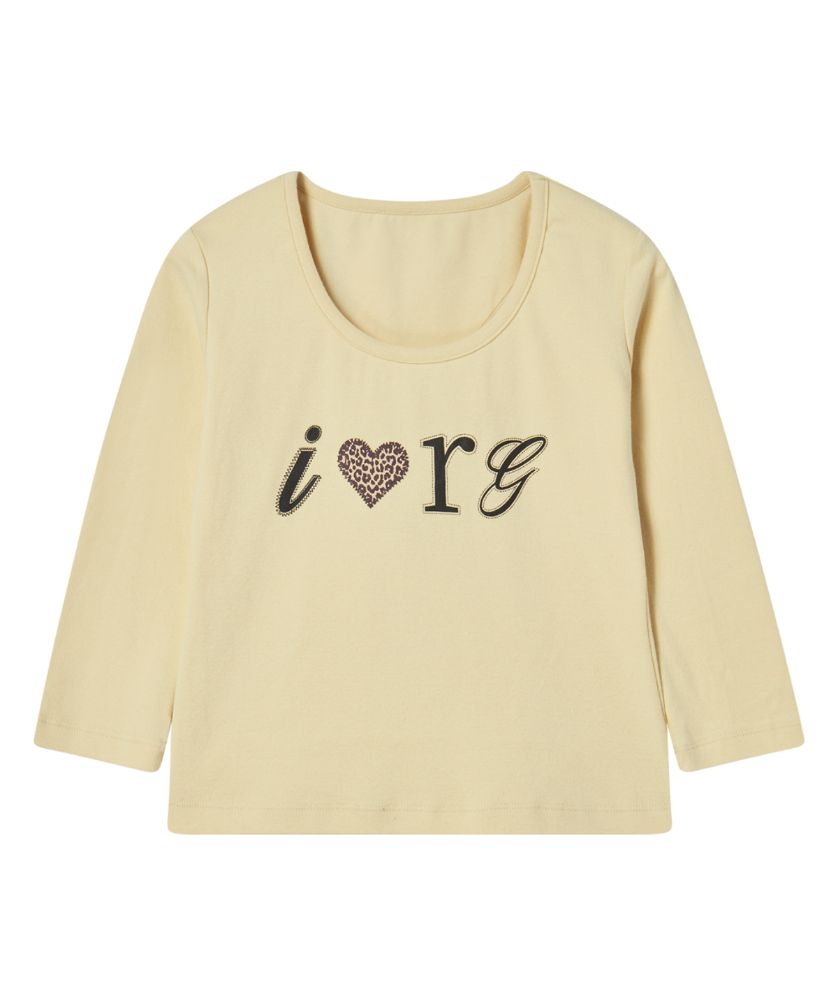 로긴 앤 로지(ROGIN N ROSIE) I Luv RnR Leopard Point Long Sleeve Lemon