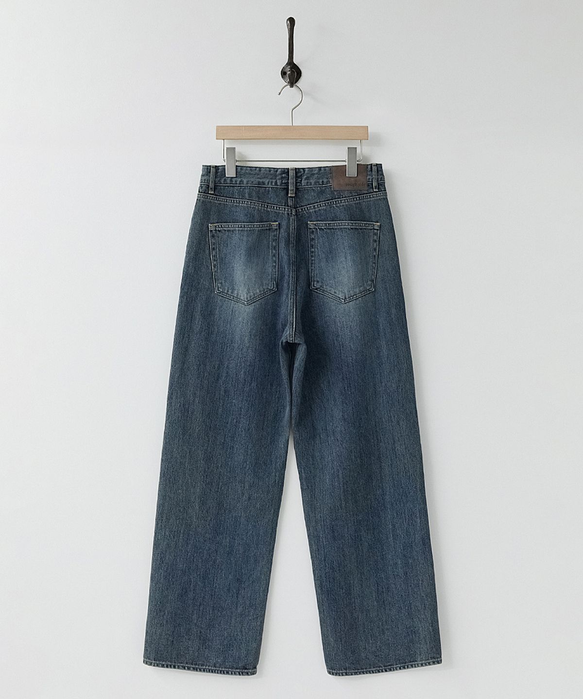 러프사이드(ROUGHSIDE) Union Denim Pants Medium Blue