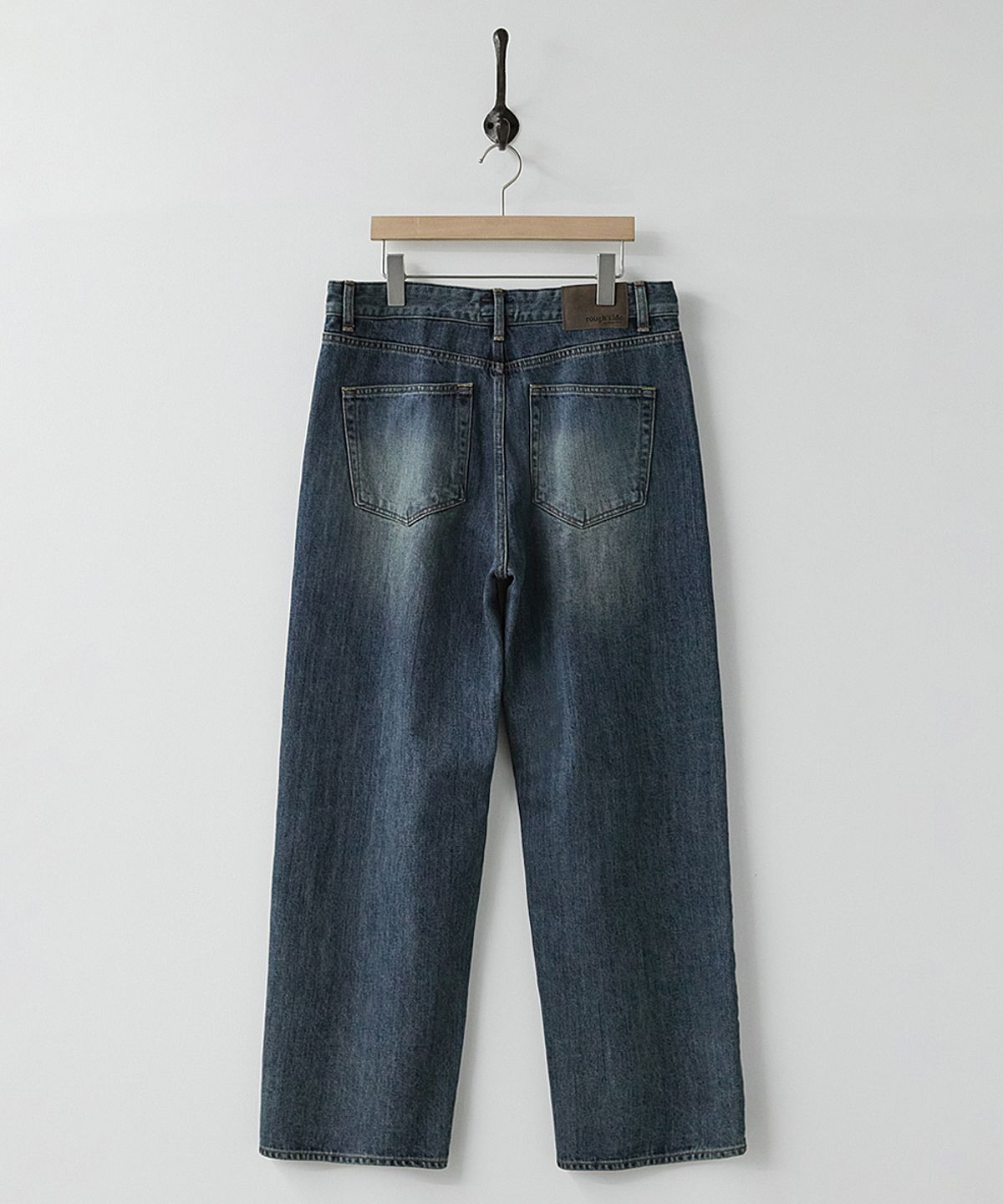 러프사이드(ROUGHSIDE) Union Denim Pants Medium Blue