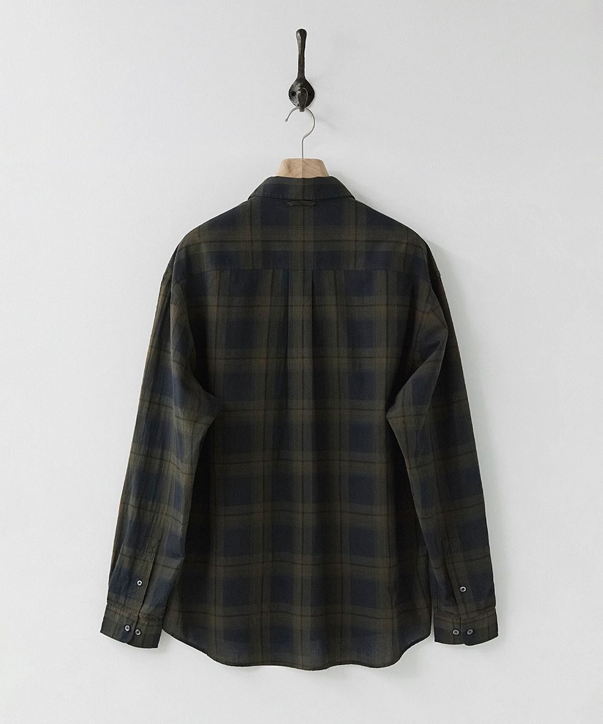 러프사이드(ROUGHSIDE) Primary Shirt D.Olive Plaid