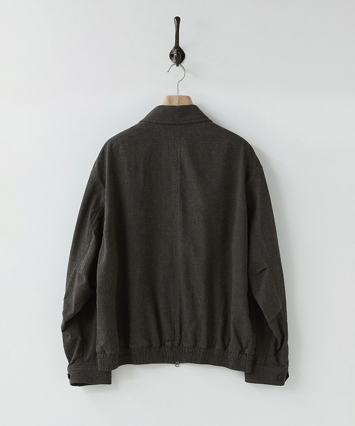러프사이드(ROUGHSIDE) Swing Jacket Ash Black